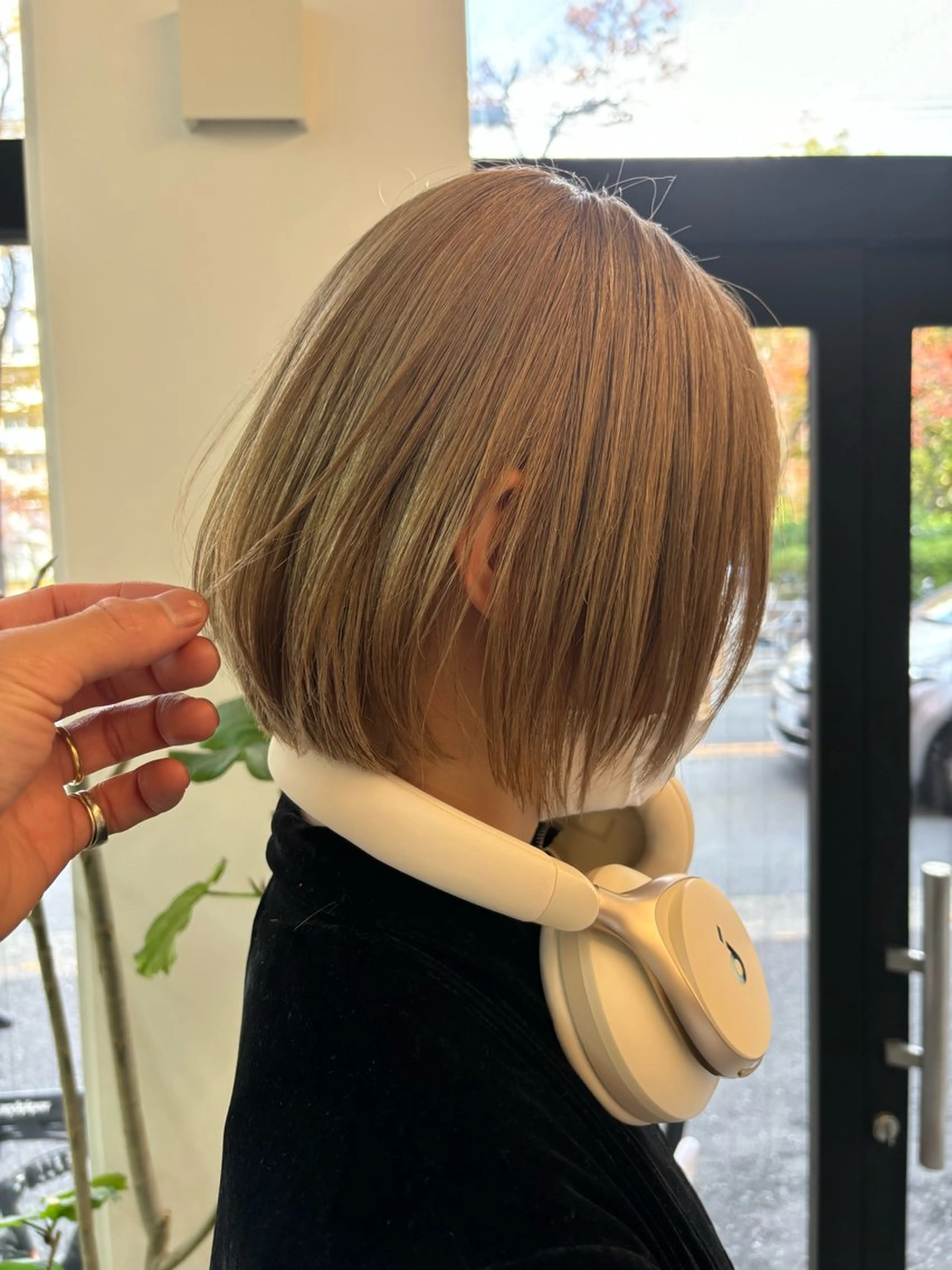 ショート カット ヘアカラー トリートメント CHIBA/マンツー マン/艶髪と透け感のヘアスタイル