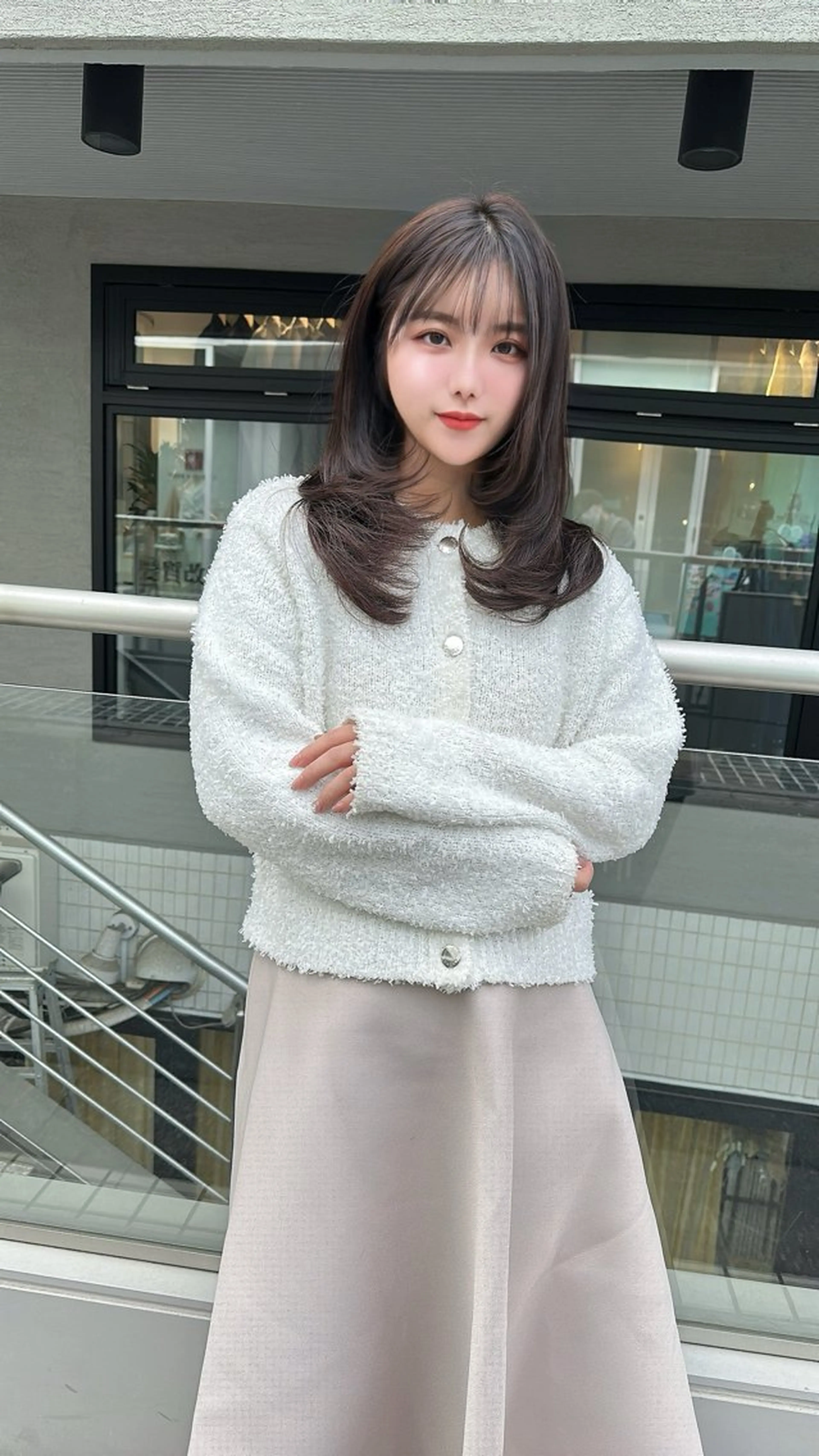 ロング カラー レイヤーカット 髪質改善専門店 Adele 青山所属・白髪ぼかし/レイヤー 青山/ヒロキのヘアスタイル