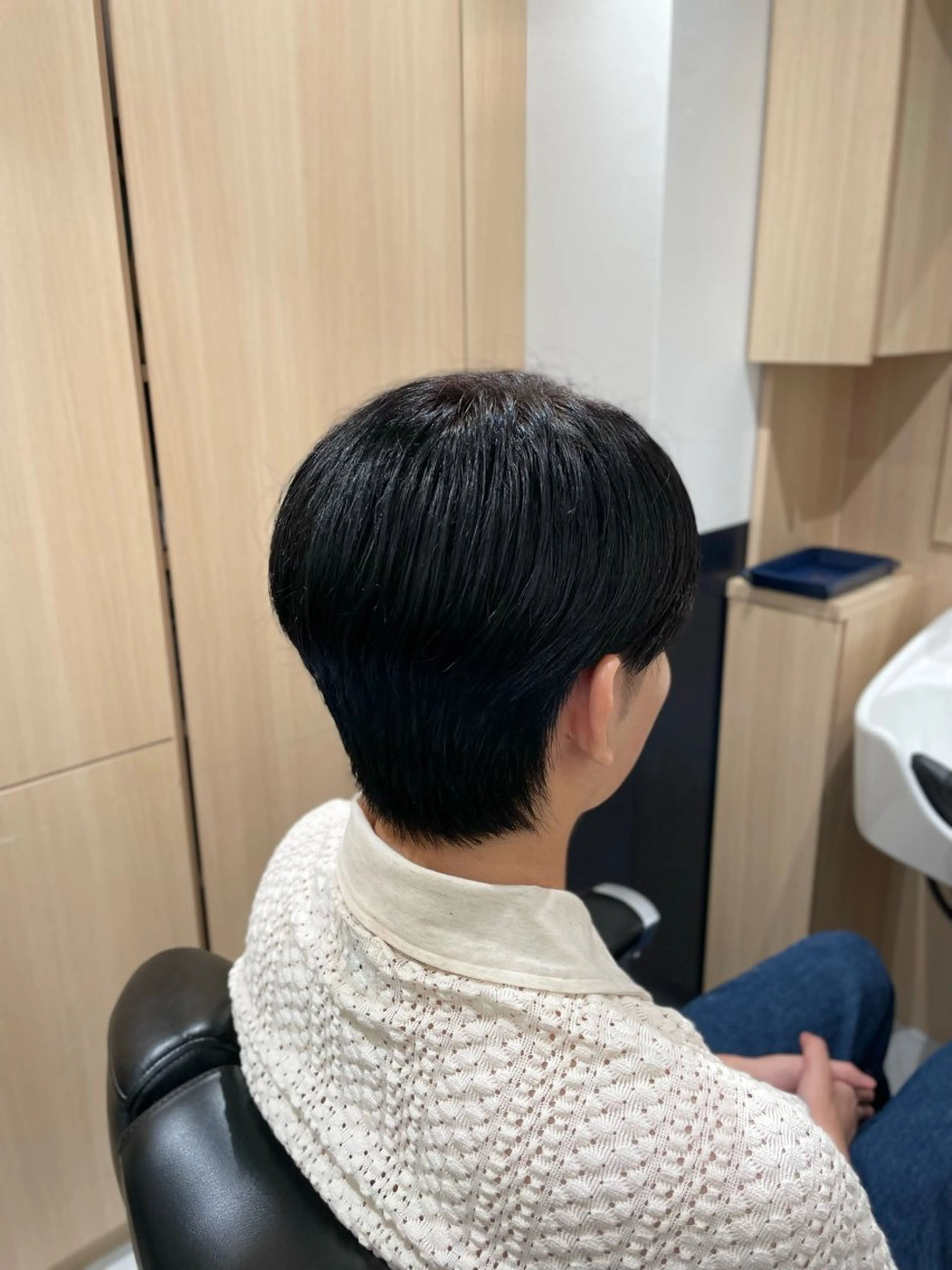 ミディアム メンズ センターパート カット 銀座メンズカット/ 銀座メンズパーマ/のヘアスタイル