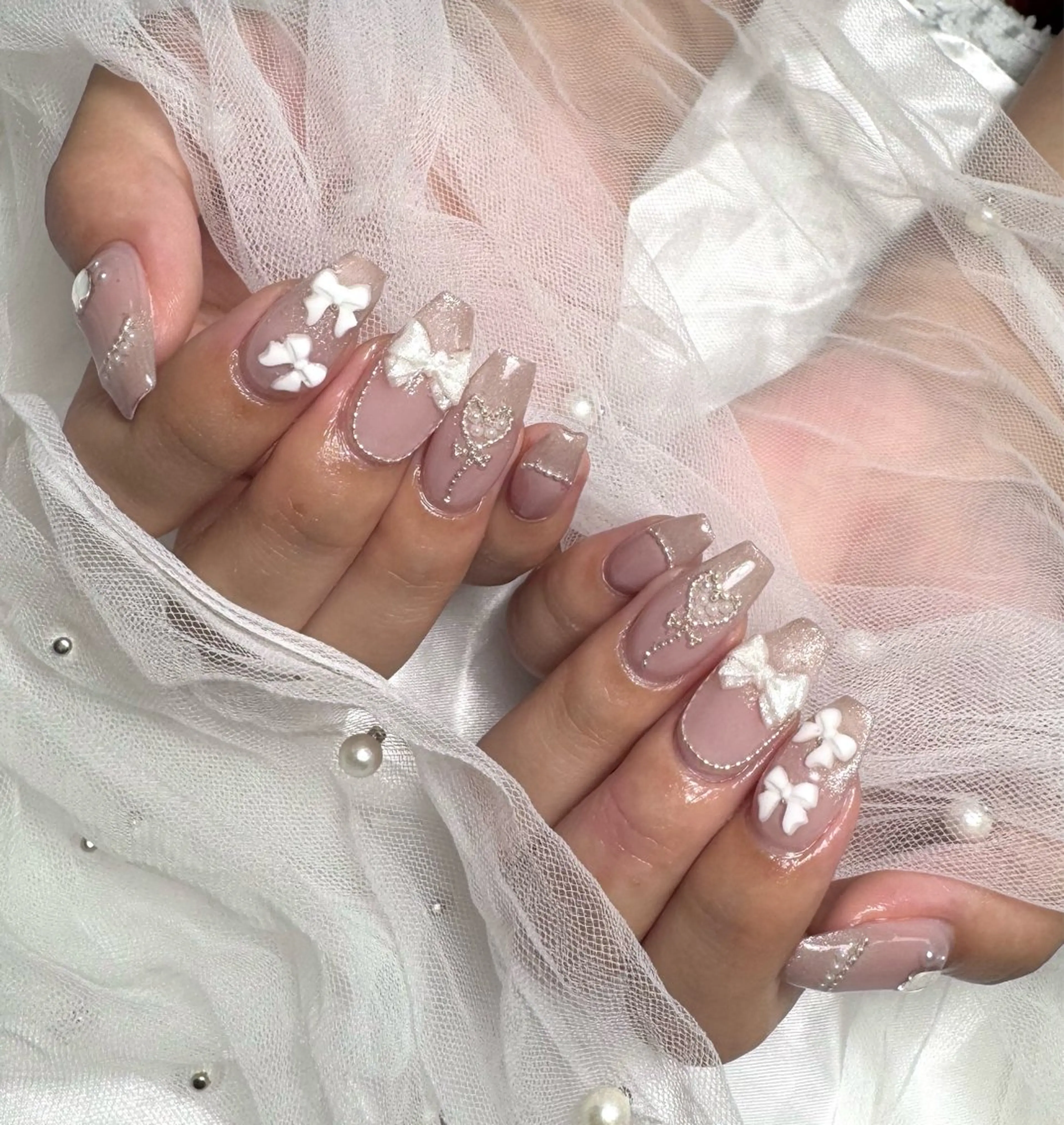 ネイル 長さ出し Roi〈ロワ〉 Rinneのネイルデザイン