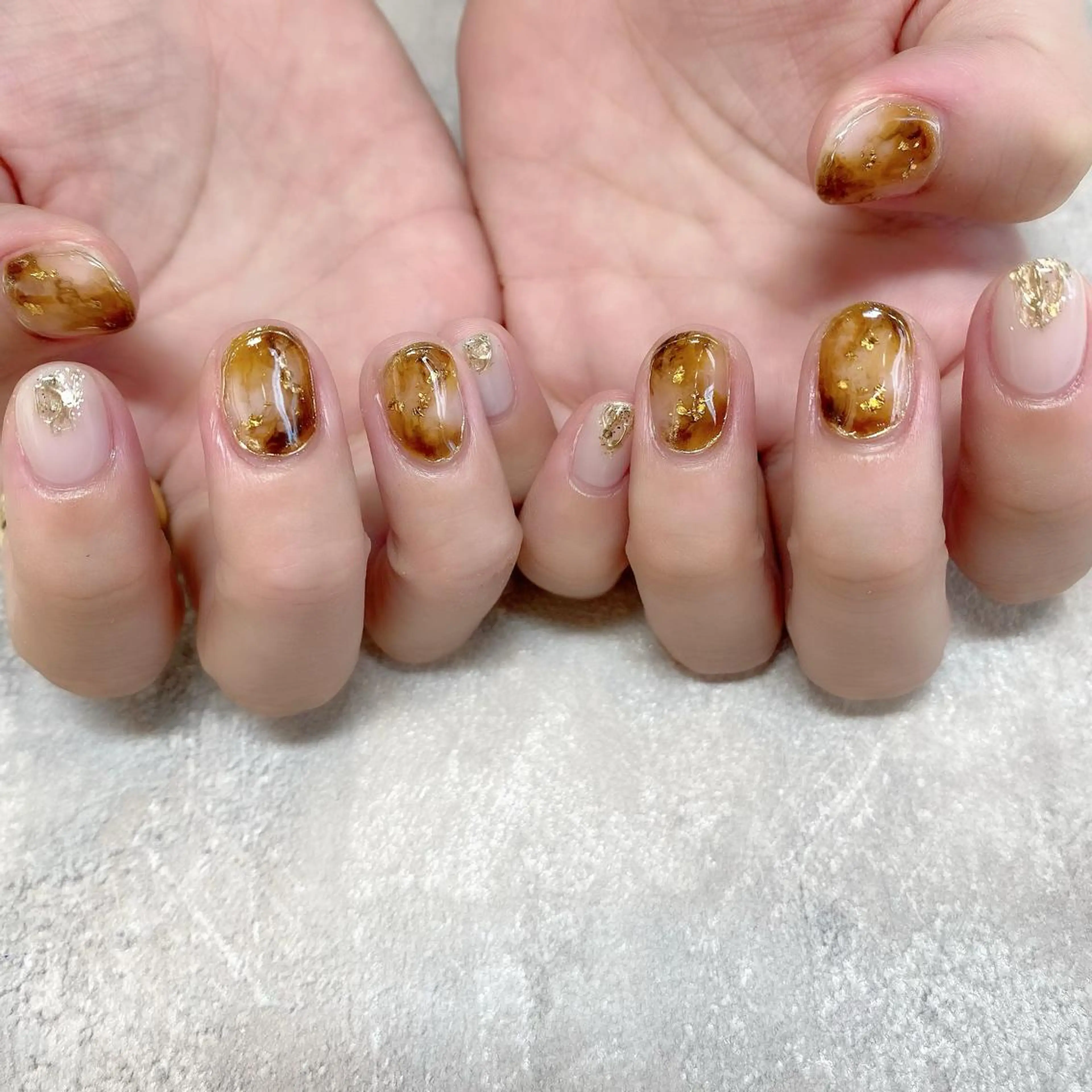 ネイル べっ甲ネイル tener  nail  テネルネイル所属・テネルネイル tener nailのネイルデザイン