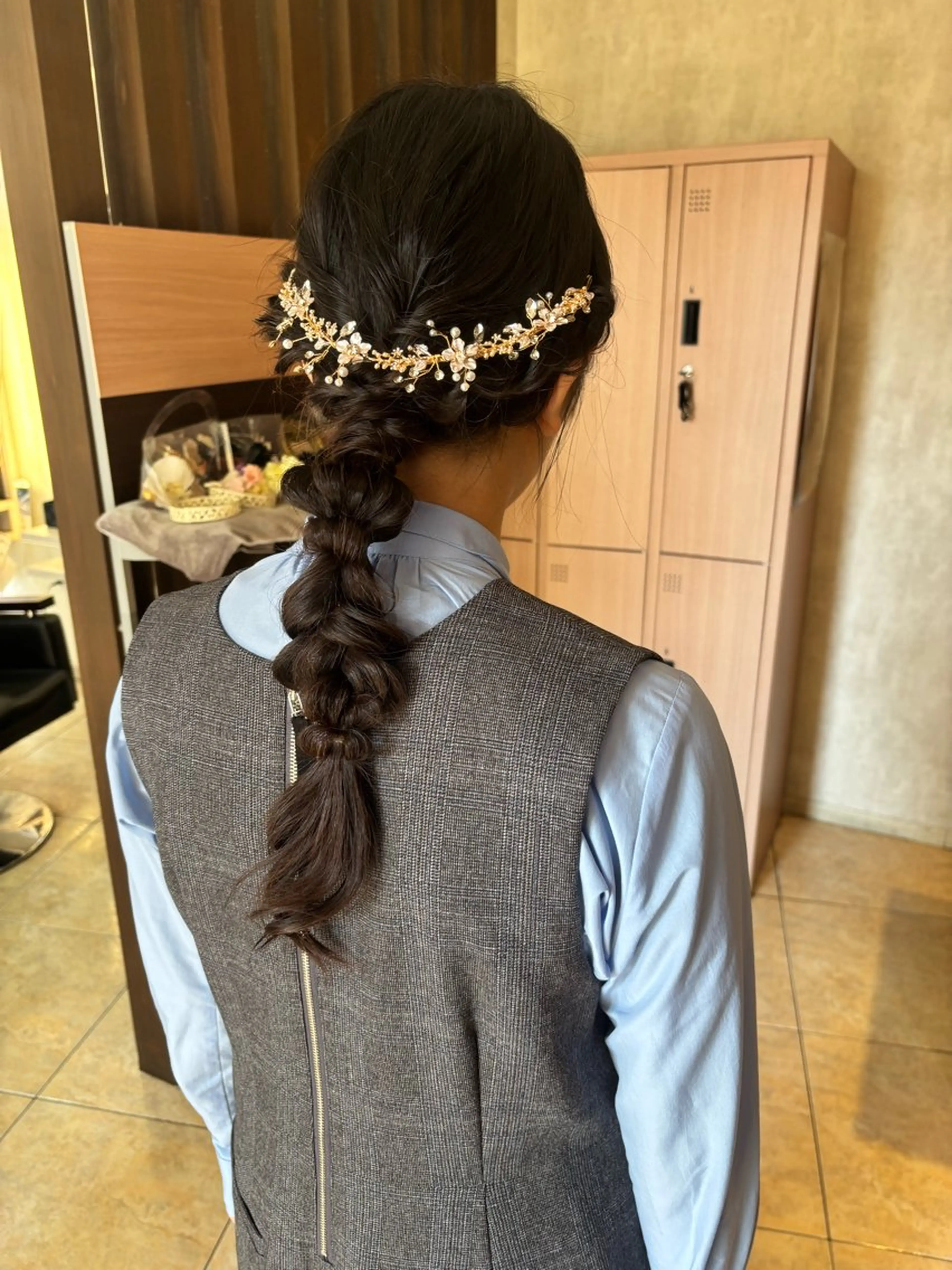 ヘアアレンジ ヘアセット デザインカラー/ オダセイナのヘアスタイル