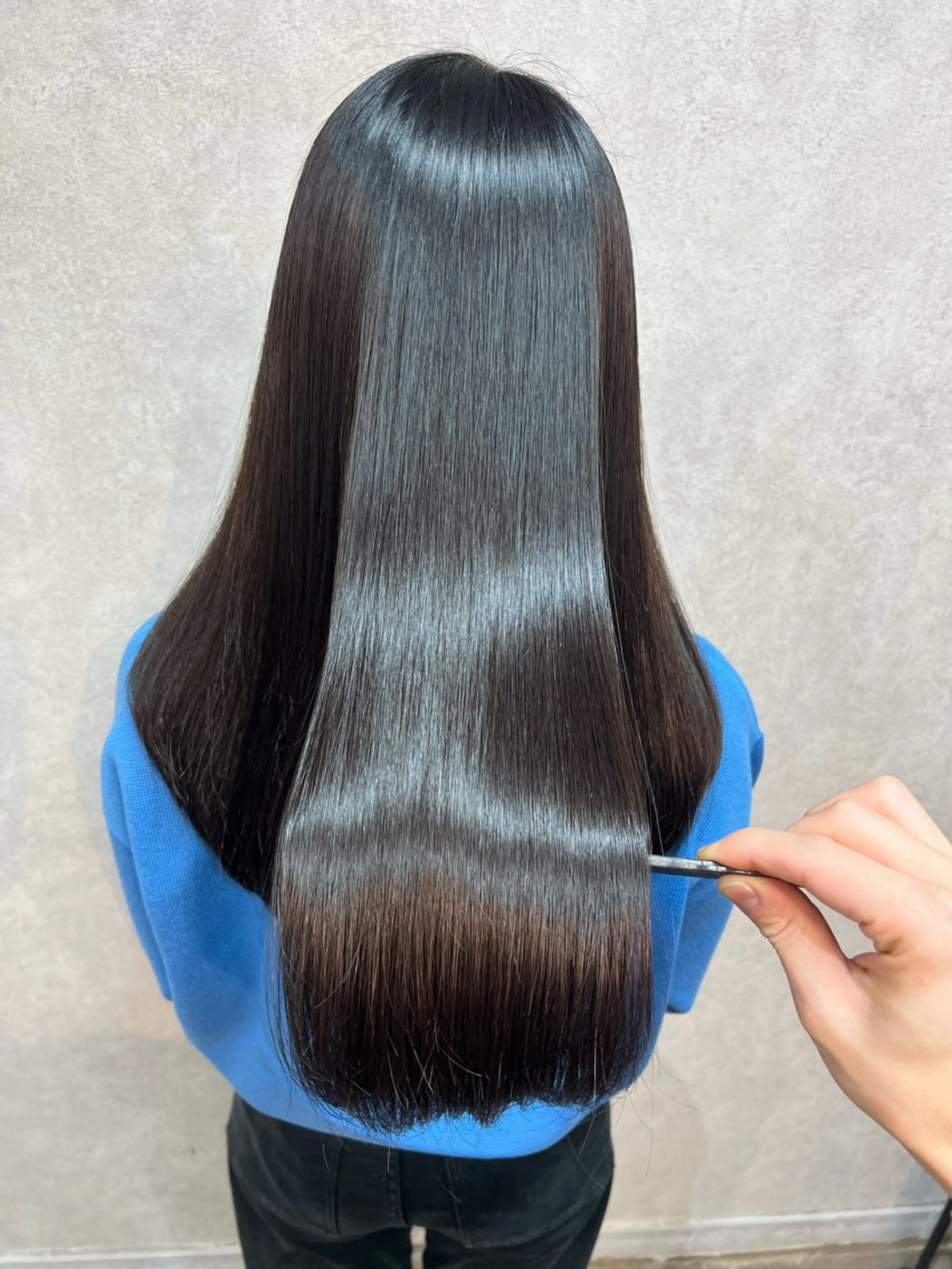 ミディアム 髪質改善 韓国風ヘア トリートメント トリートメント ar clip所属・表参道/透明感カラー /髪質改善/駿太のヘアスタイル