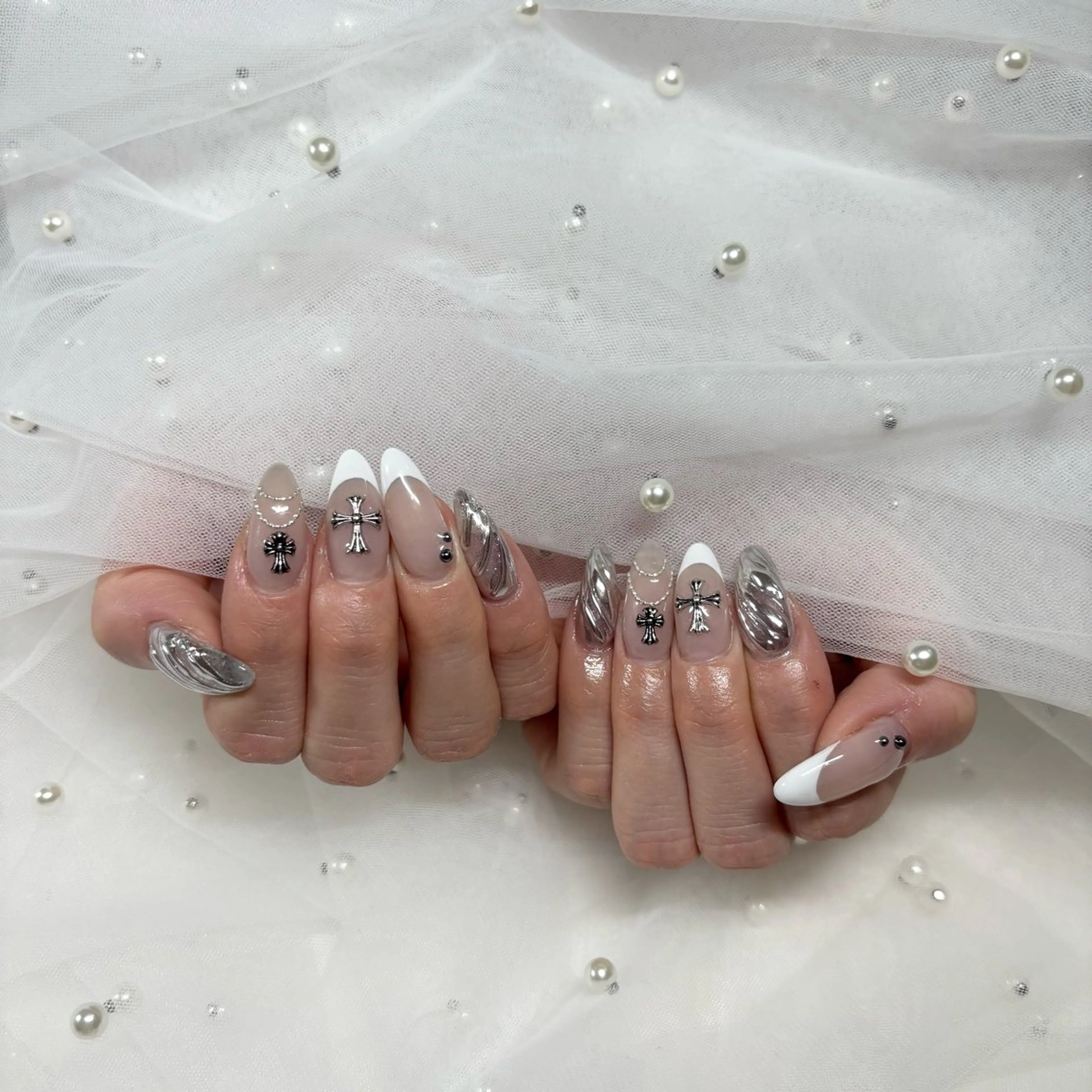 ネイル ハンドネイル ୨୧ mio୨୧のネイルデザイン