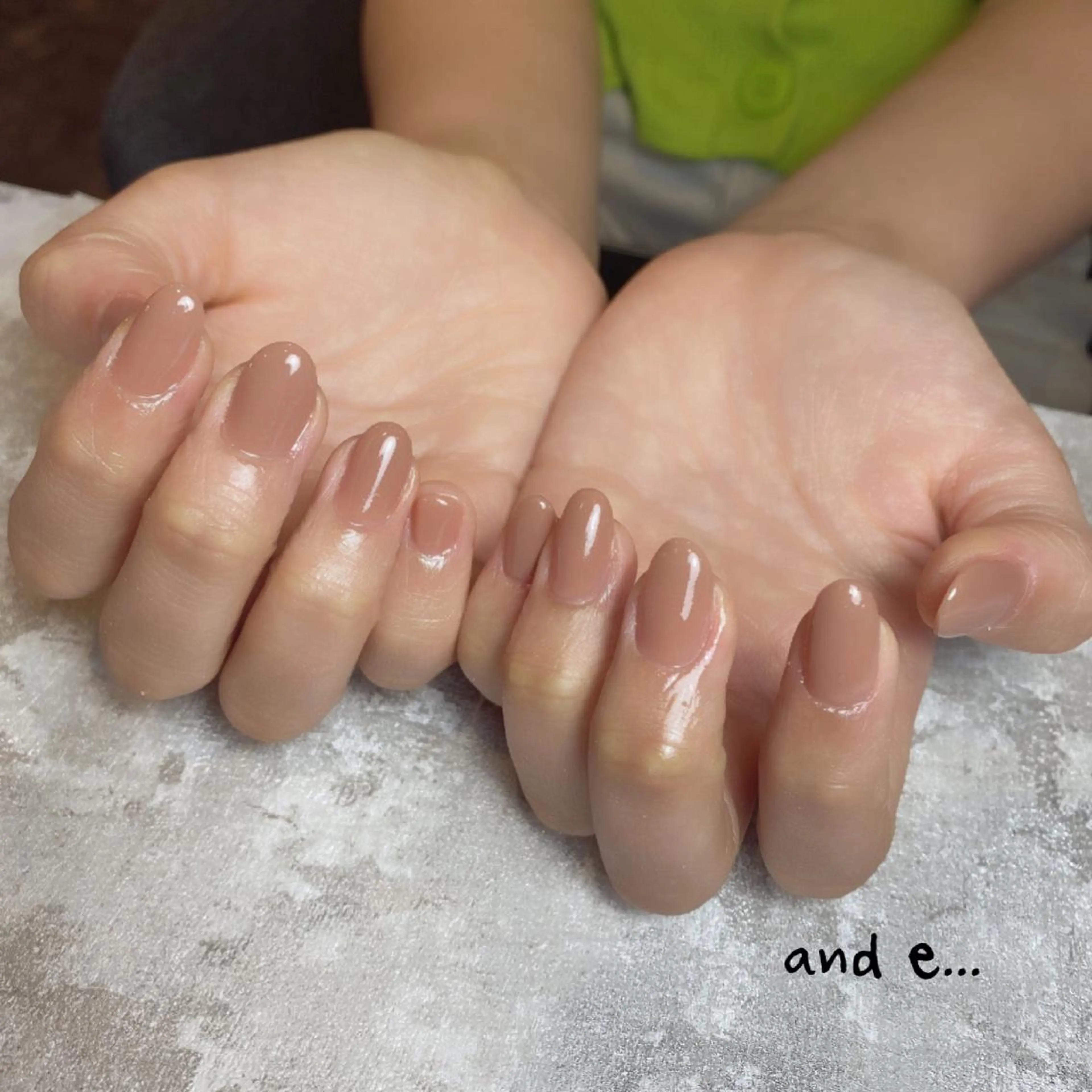 ネイル アートネイル ジェルネイル ニュアンスネイル オフィスネイル ワンカラーネイル nailsalon mur.のネイルデザイン