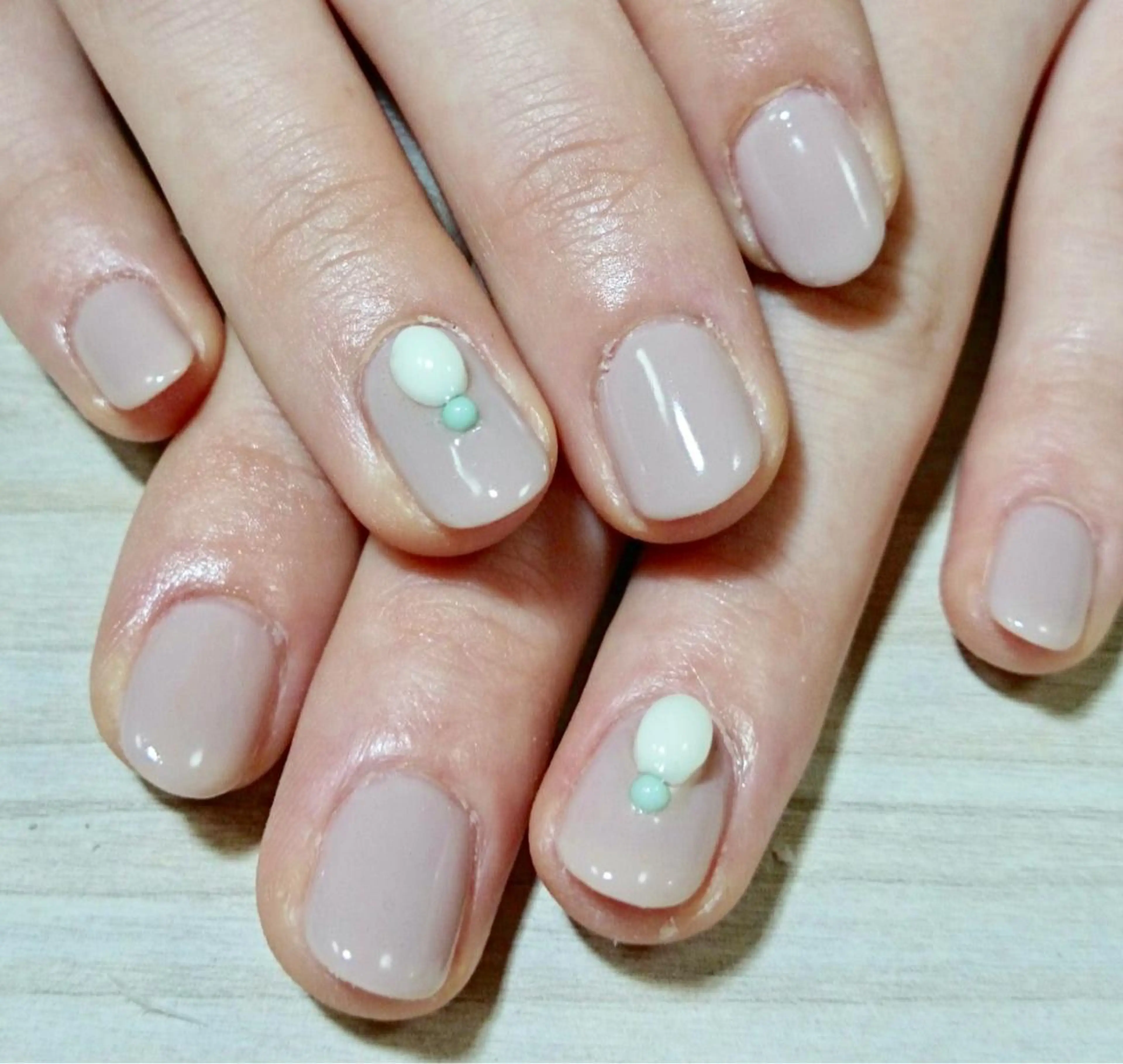 ネイル ワンカラーネイル 安藤 Charlotteのネイルデザイン