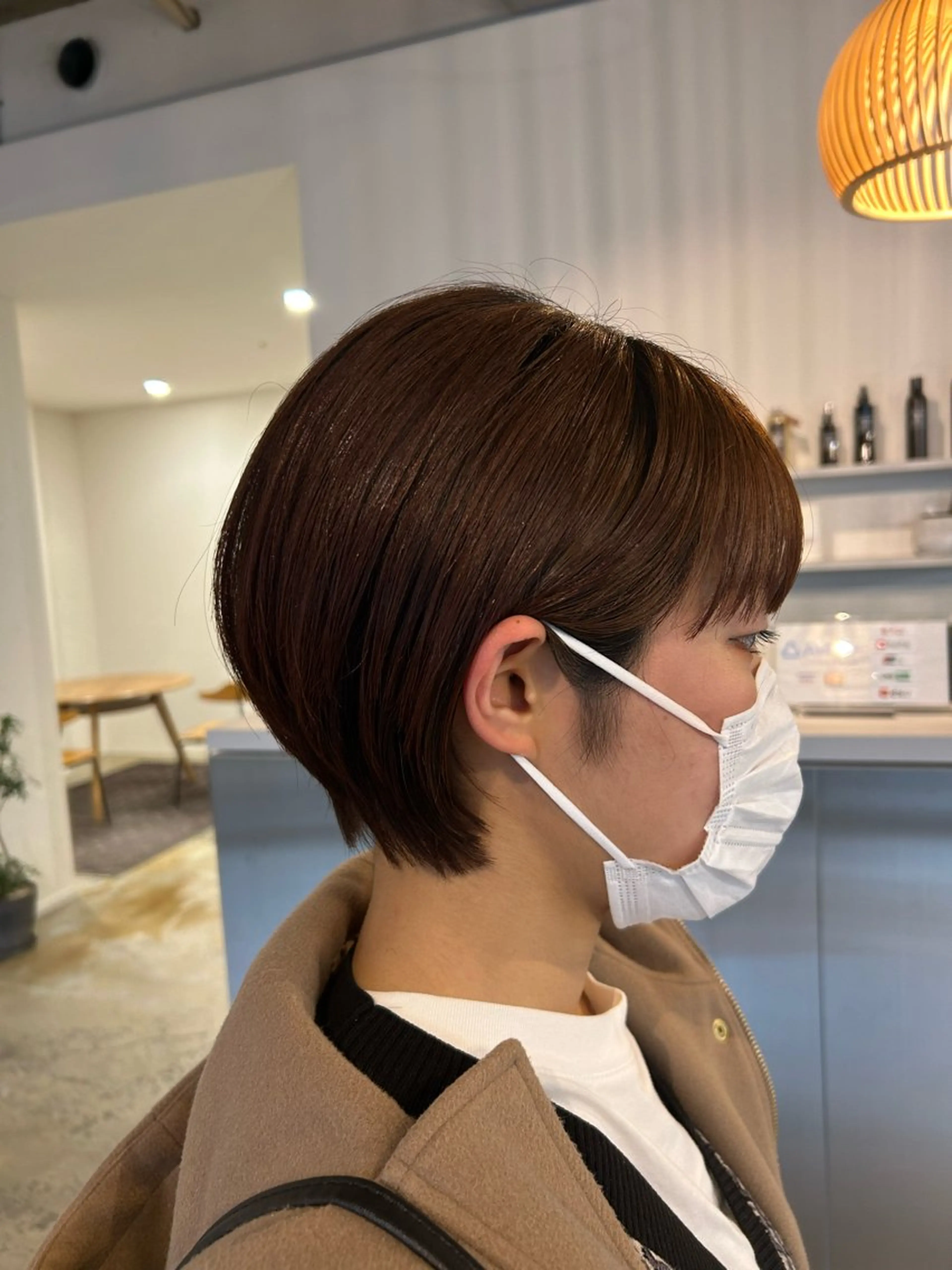 ショート 小柳津 友菜のヘアスタイル