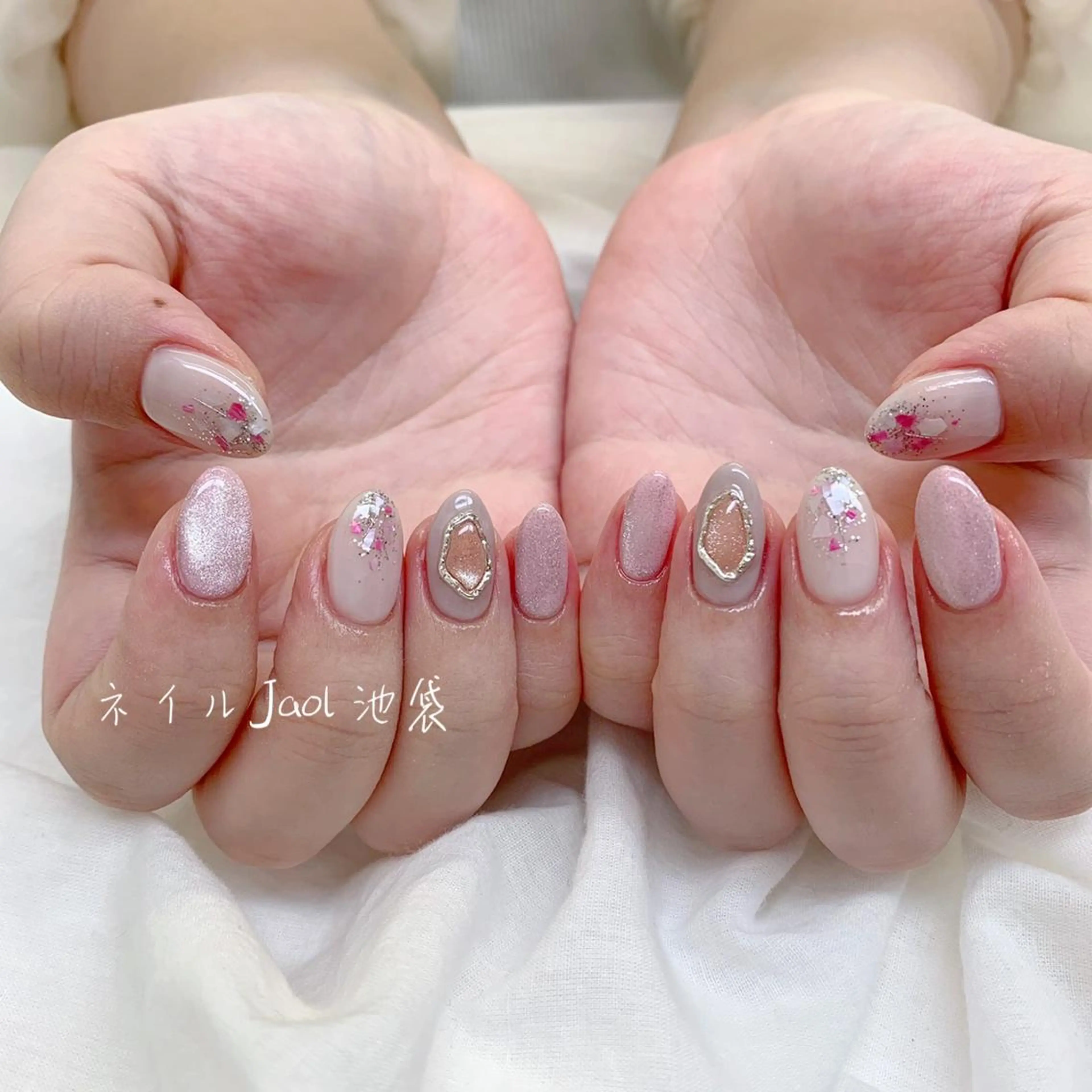 ミディアム nail jaol池袋店所属・ネイルJaol 池袋のネイルデザイン