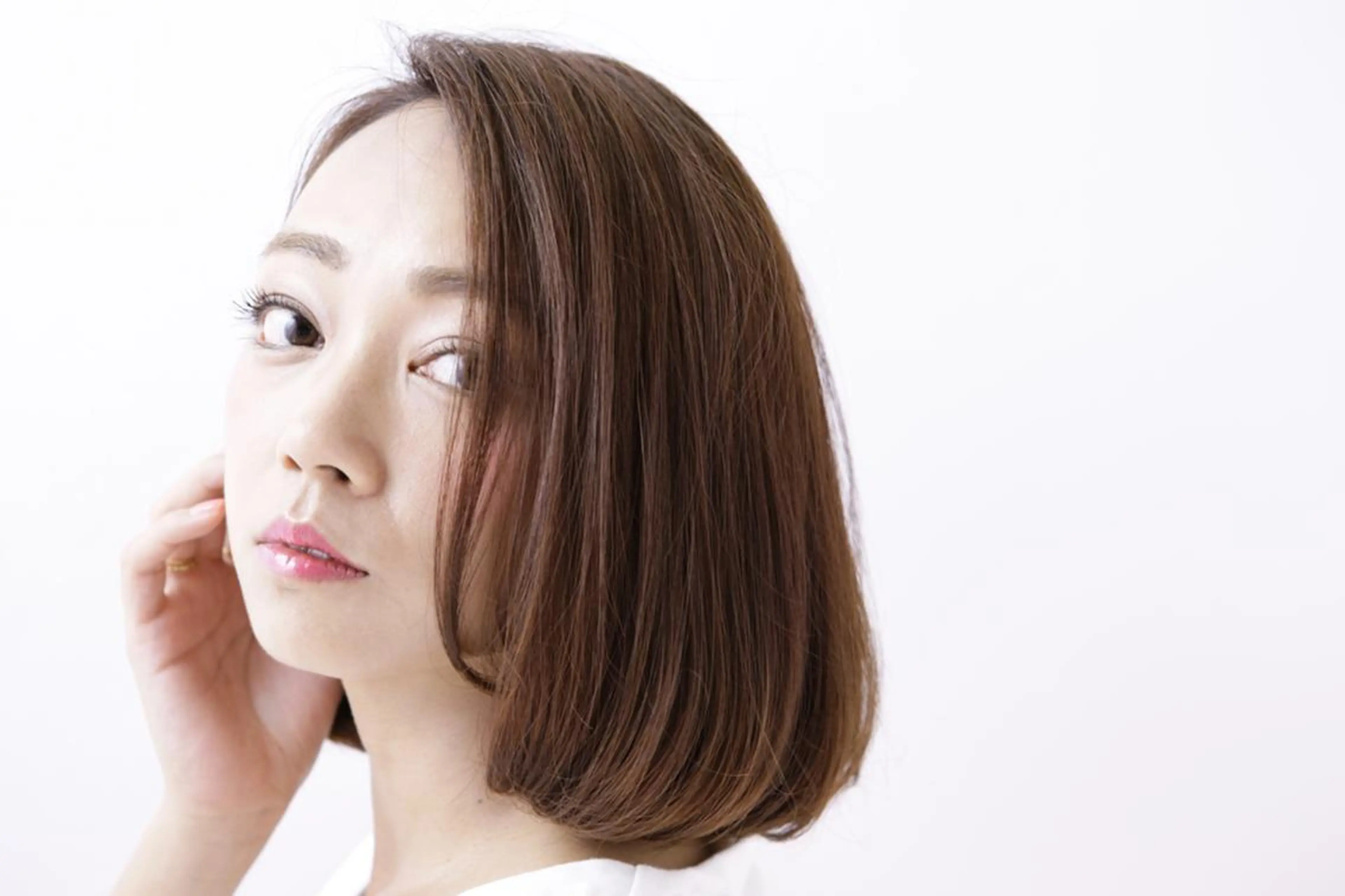 ショート ミディアム カラー ボブ ヘアーデザイン シアニスタのヘアスタイル