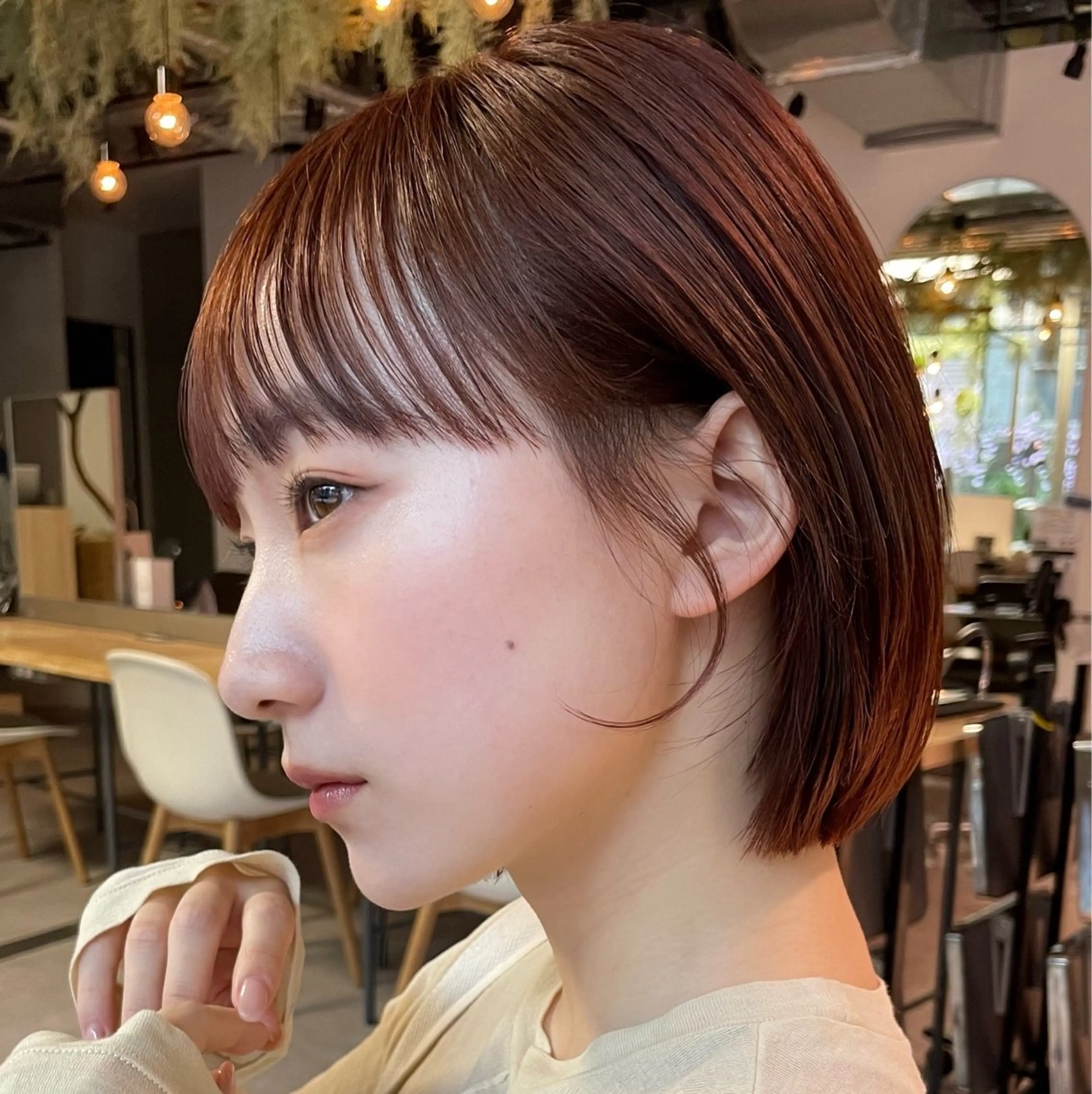 ショート MINX over所属・🍒暖色カラー•東京 小玉姫那🍒のヘアスタイル