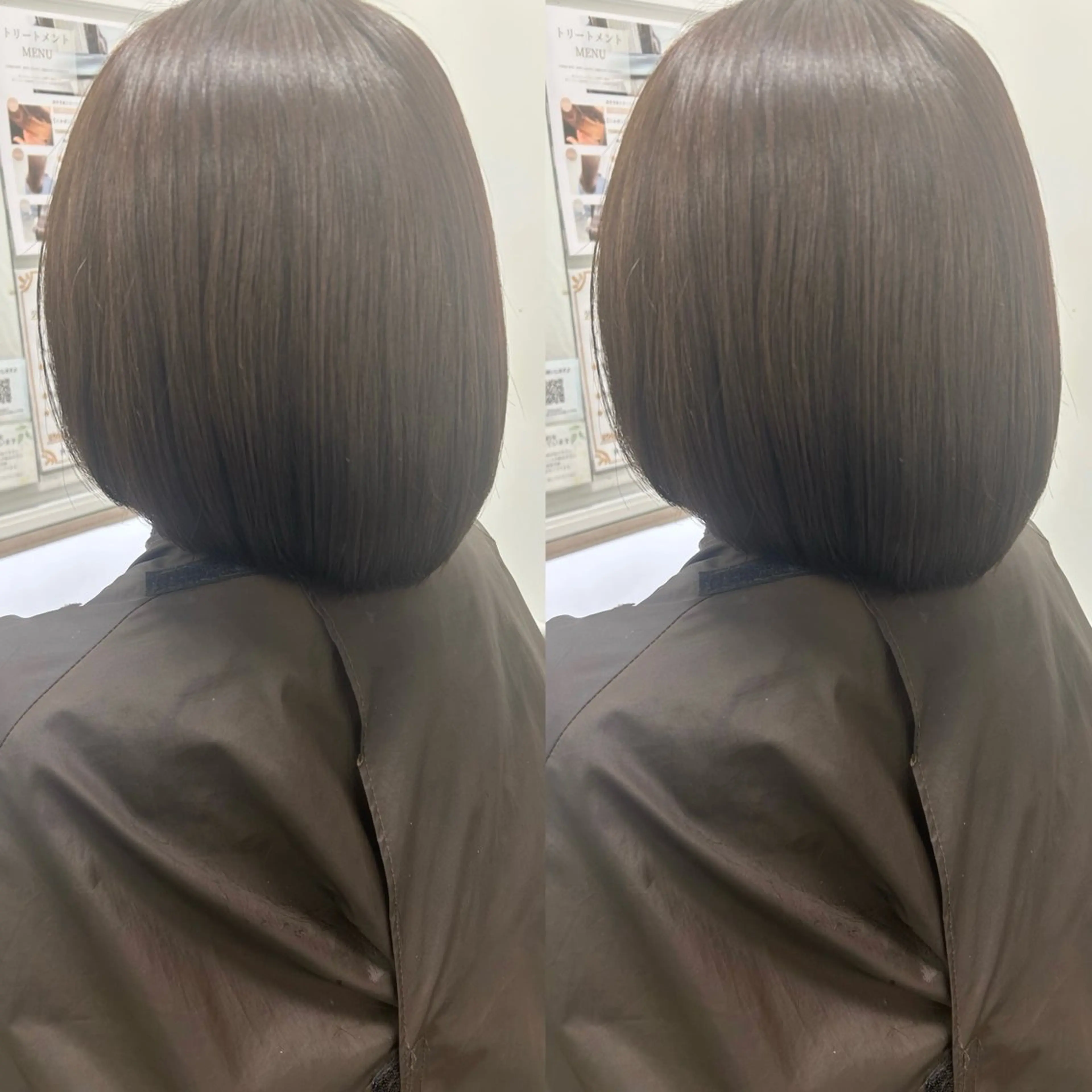 ミディアム ボブ カット ヘアカラー モデル募集🌟 吾郷七海のヘアスタイル