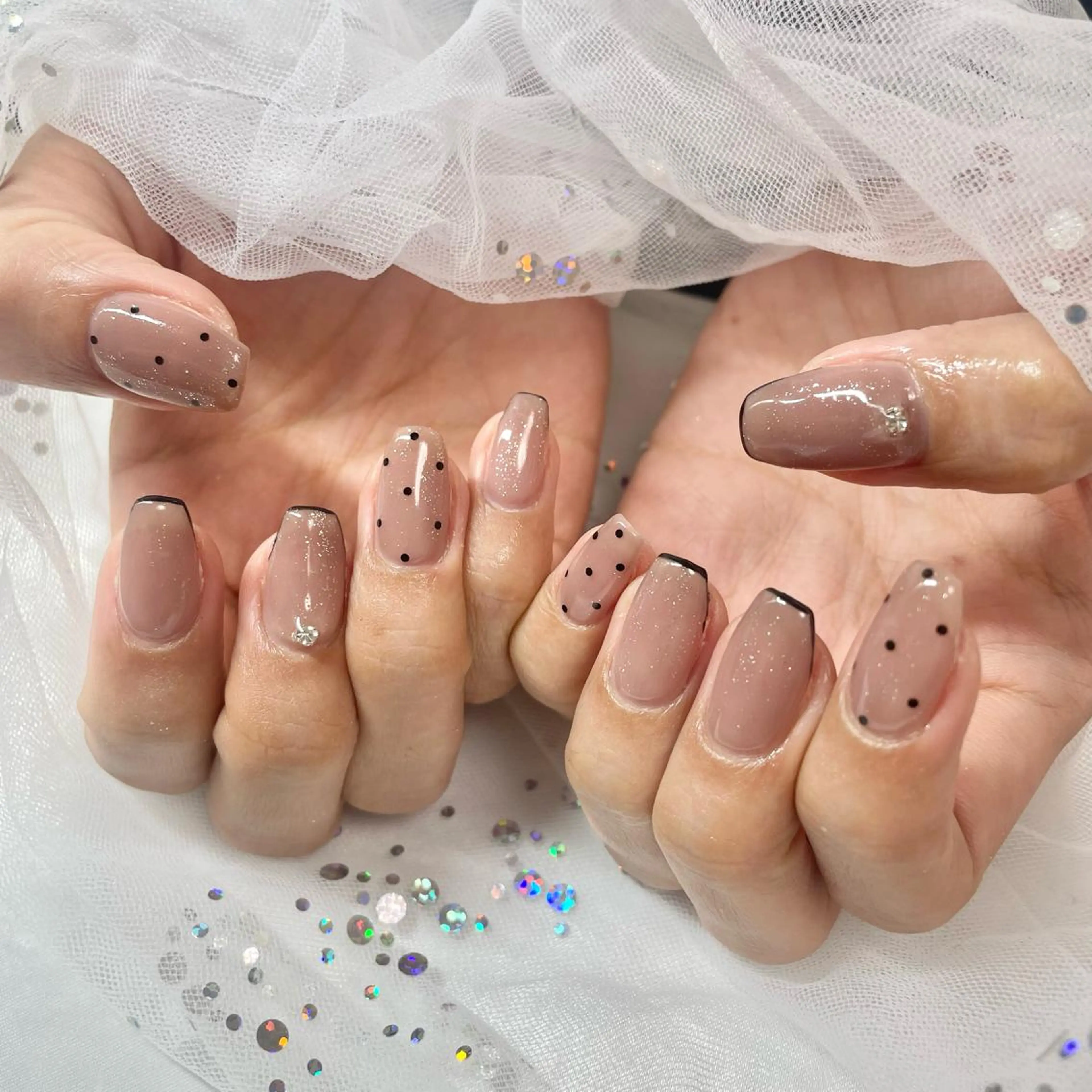 ネイル ブラウン 🎀AYAKO 🎀中韓ネイルのネイルデザイン