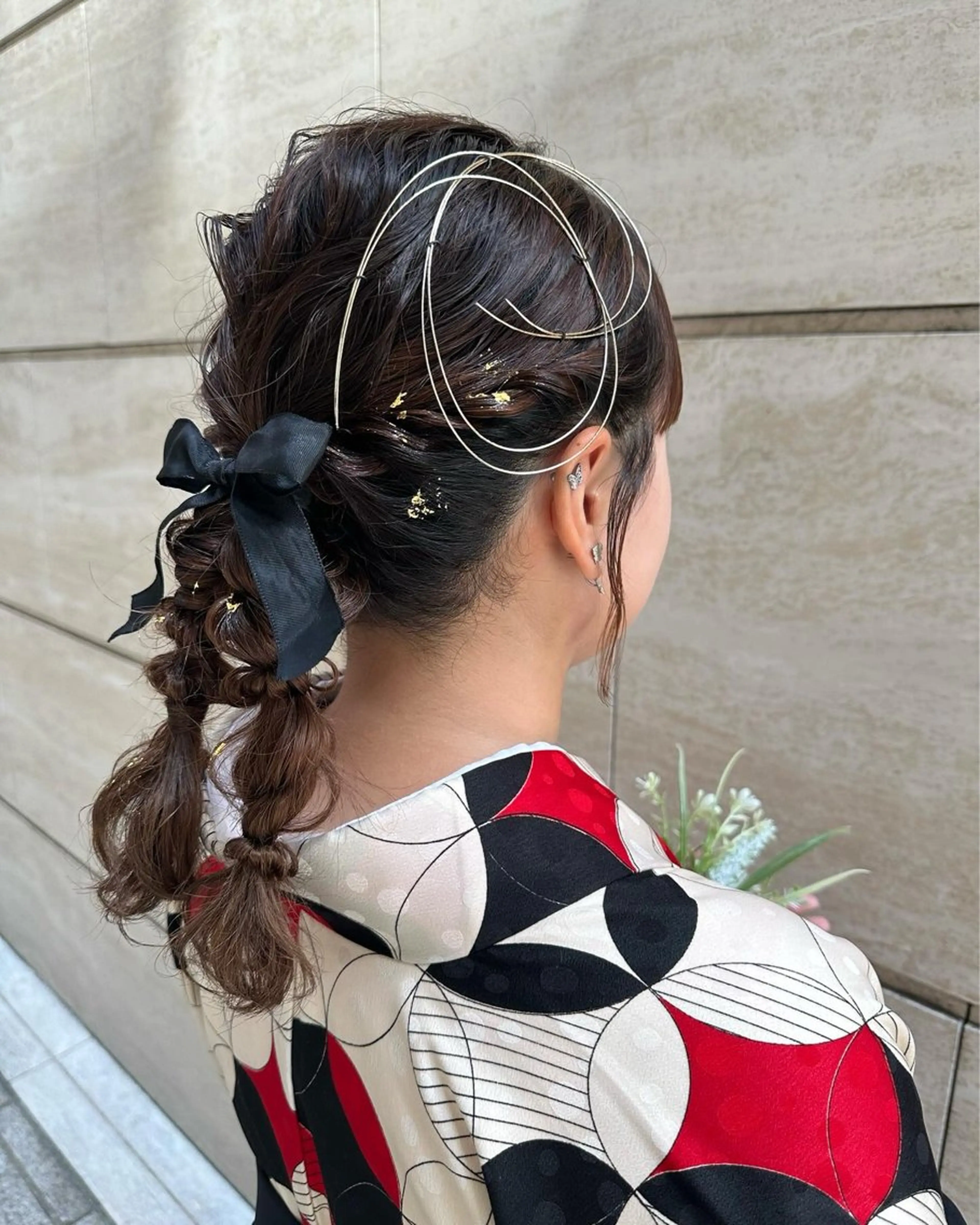 セミロング 卒業式のヘアスタイル LEWIN ginza所属・🫧パーマモデル /mikuのヘアスタイル