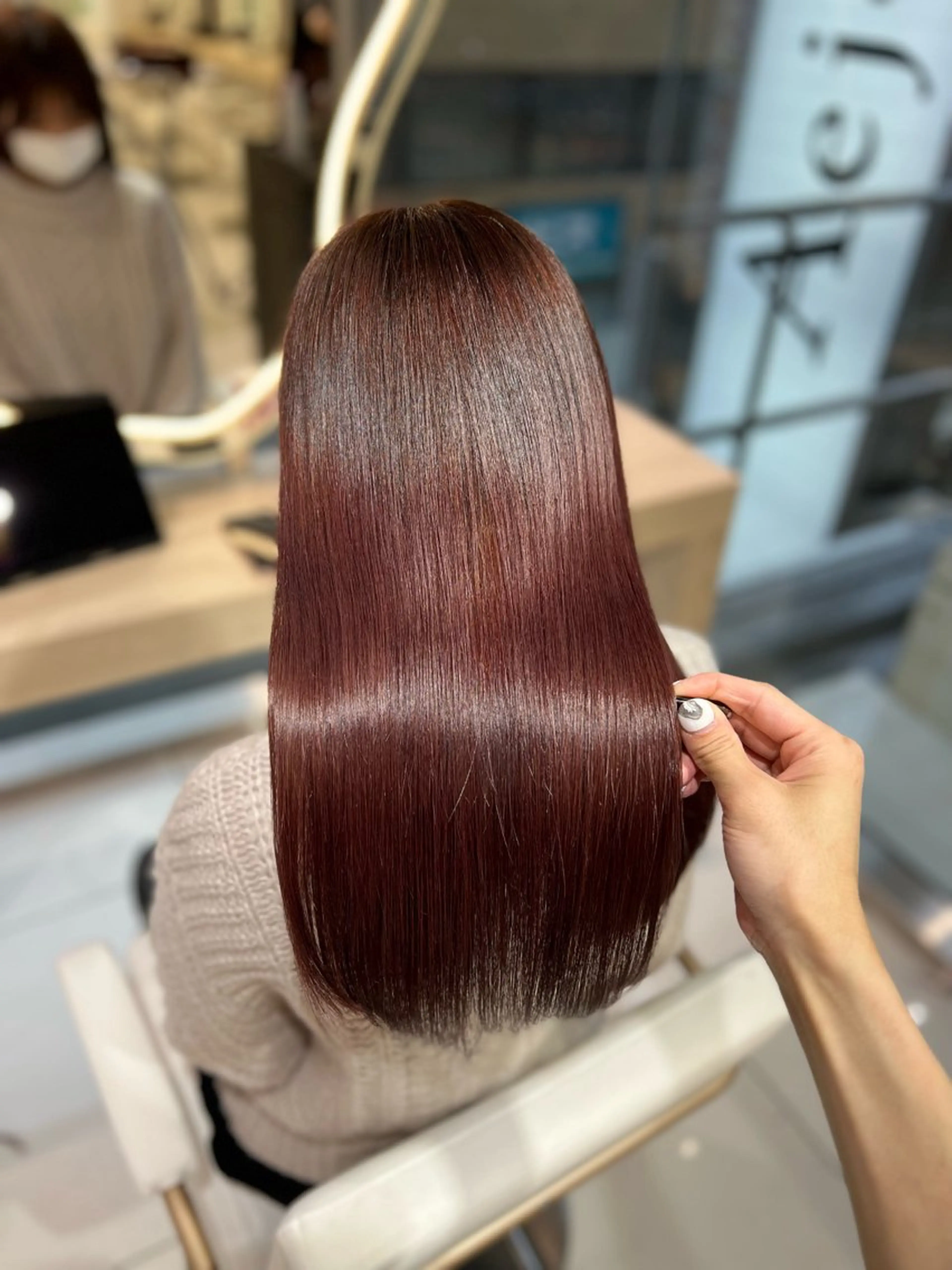 ロング カラー レイヤー×韓国 🇰🇷鈴木啓太のヘアスタイル