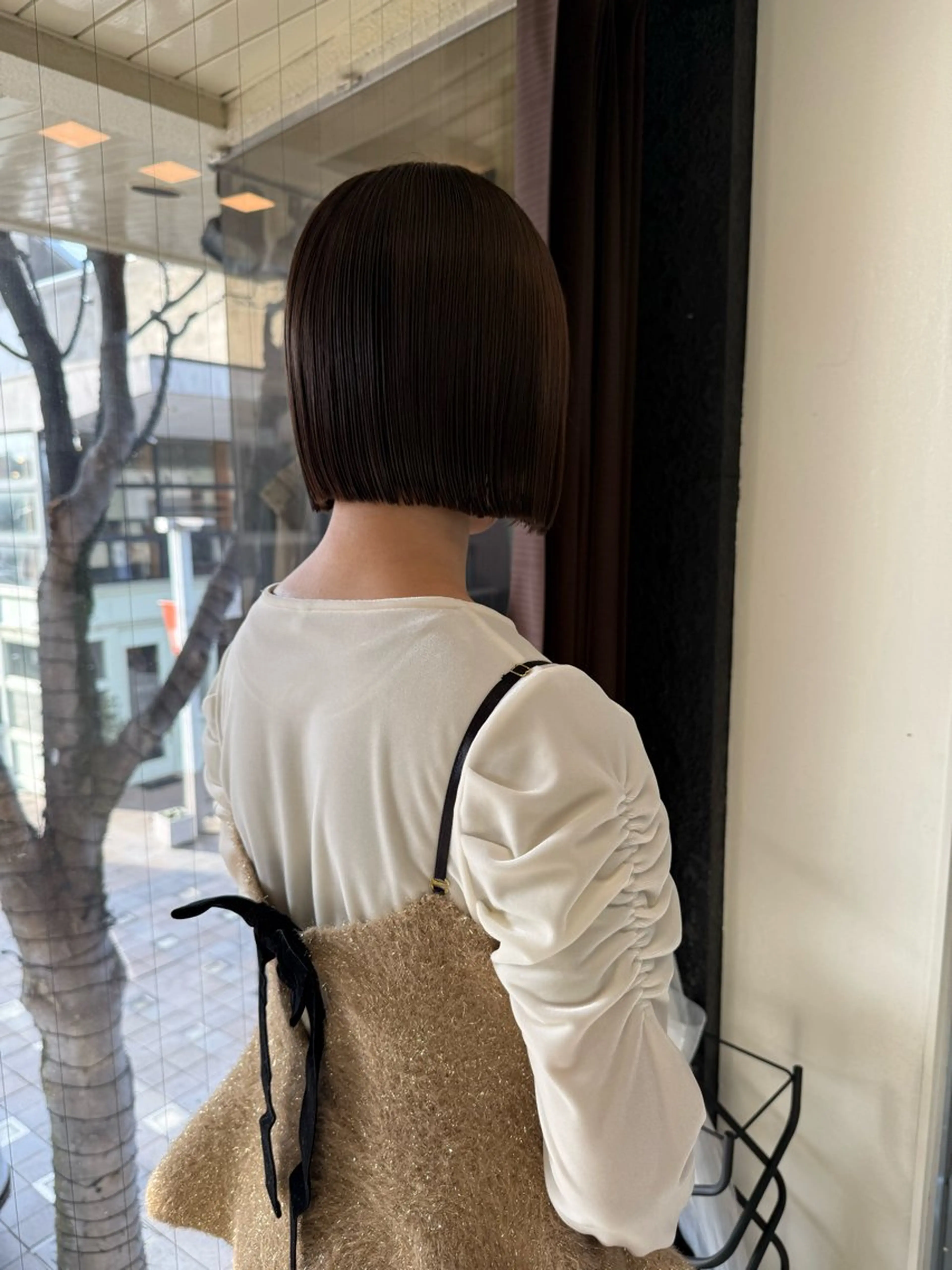 ショート カラー カット ヘアカラー 伶風/ボブ/ ハッシュカットのヘアスタイル