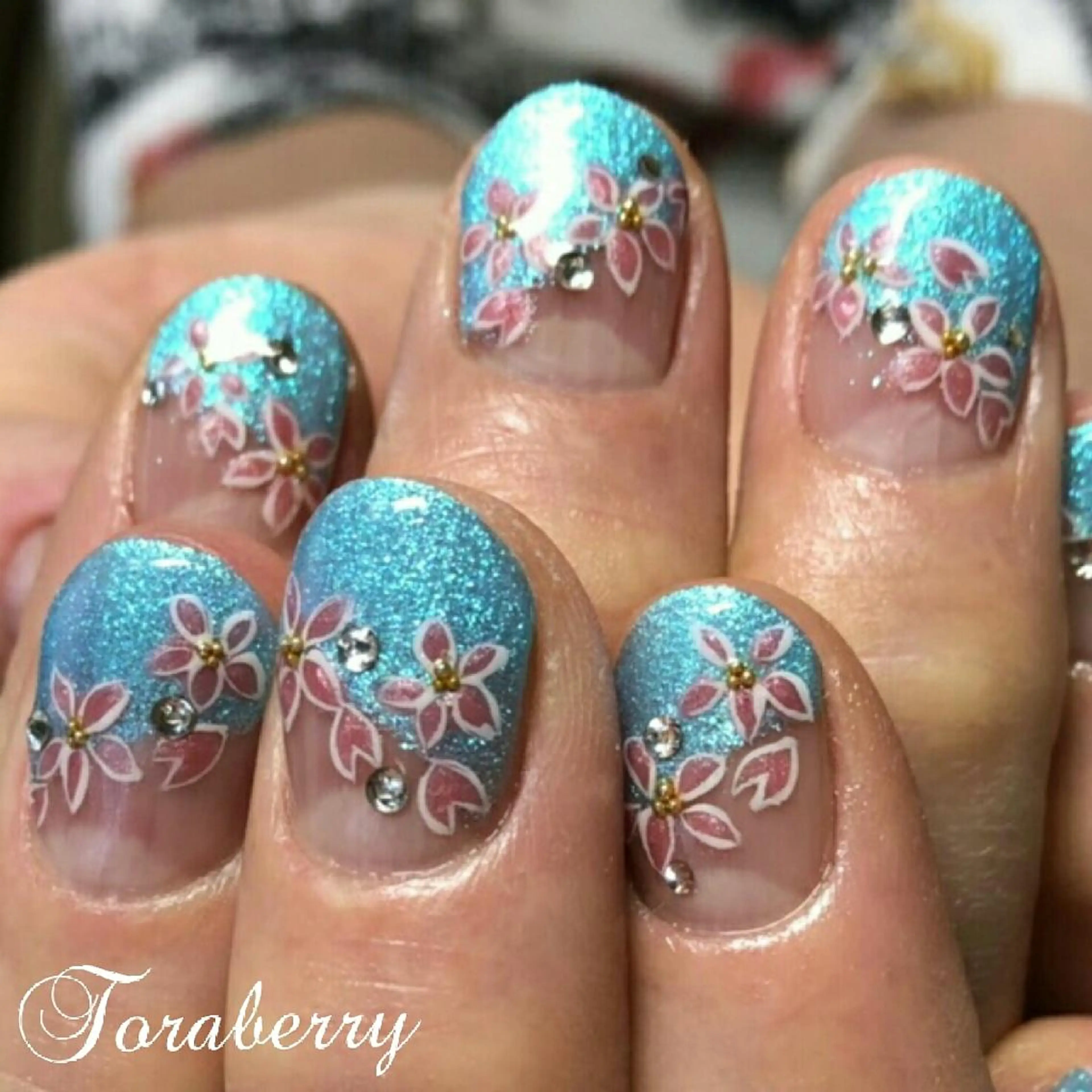 ネイル 桜ネイル ハンドネイル ネイリスト なつみのネイルデザイン