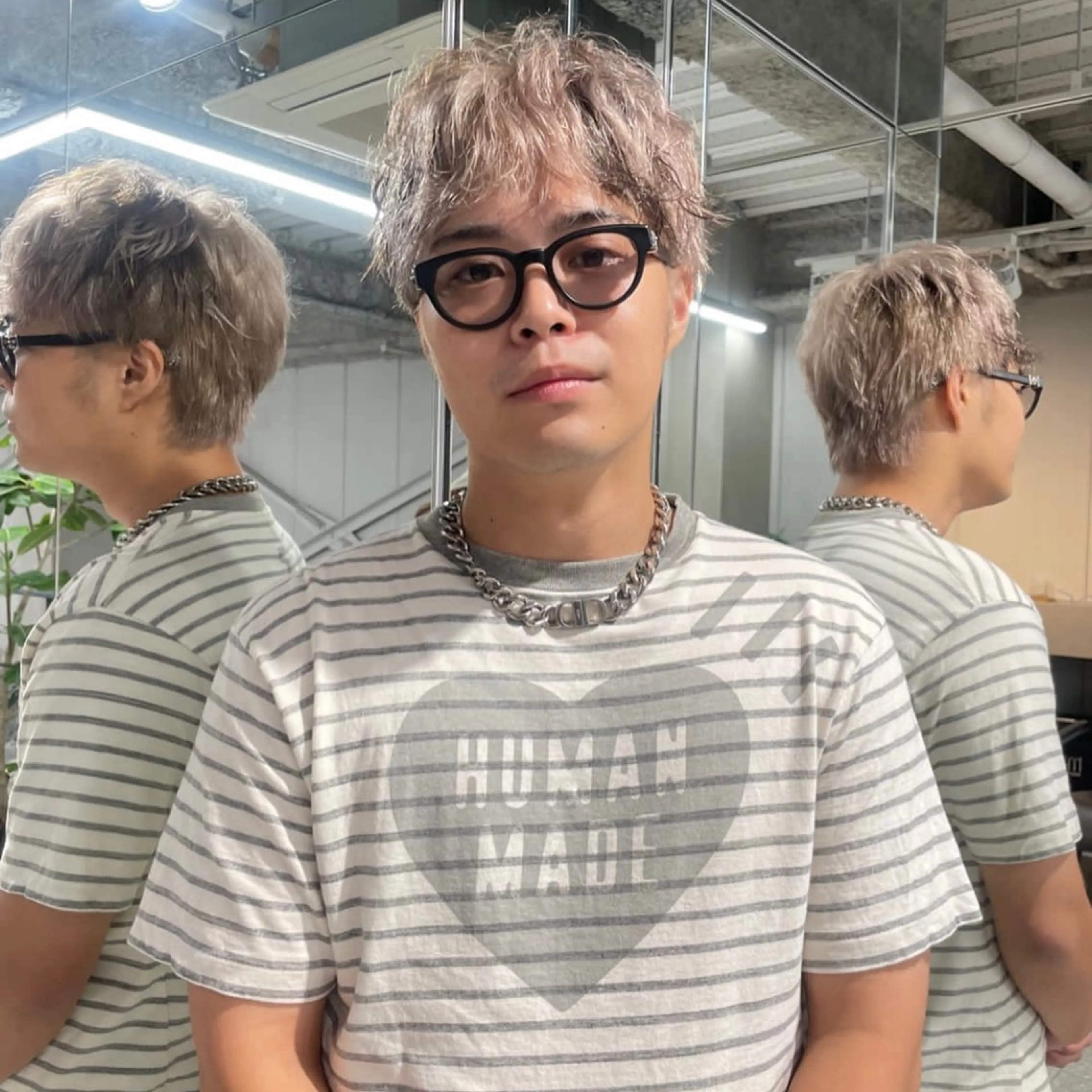 ショート カラー メンズ 花香竜太/エクステ /ハイトーンカラーのヘアスタイル