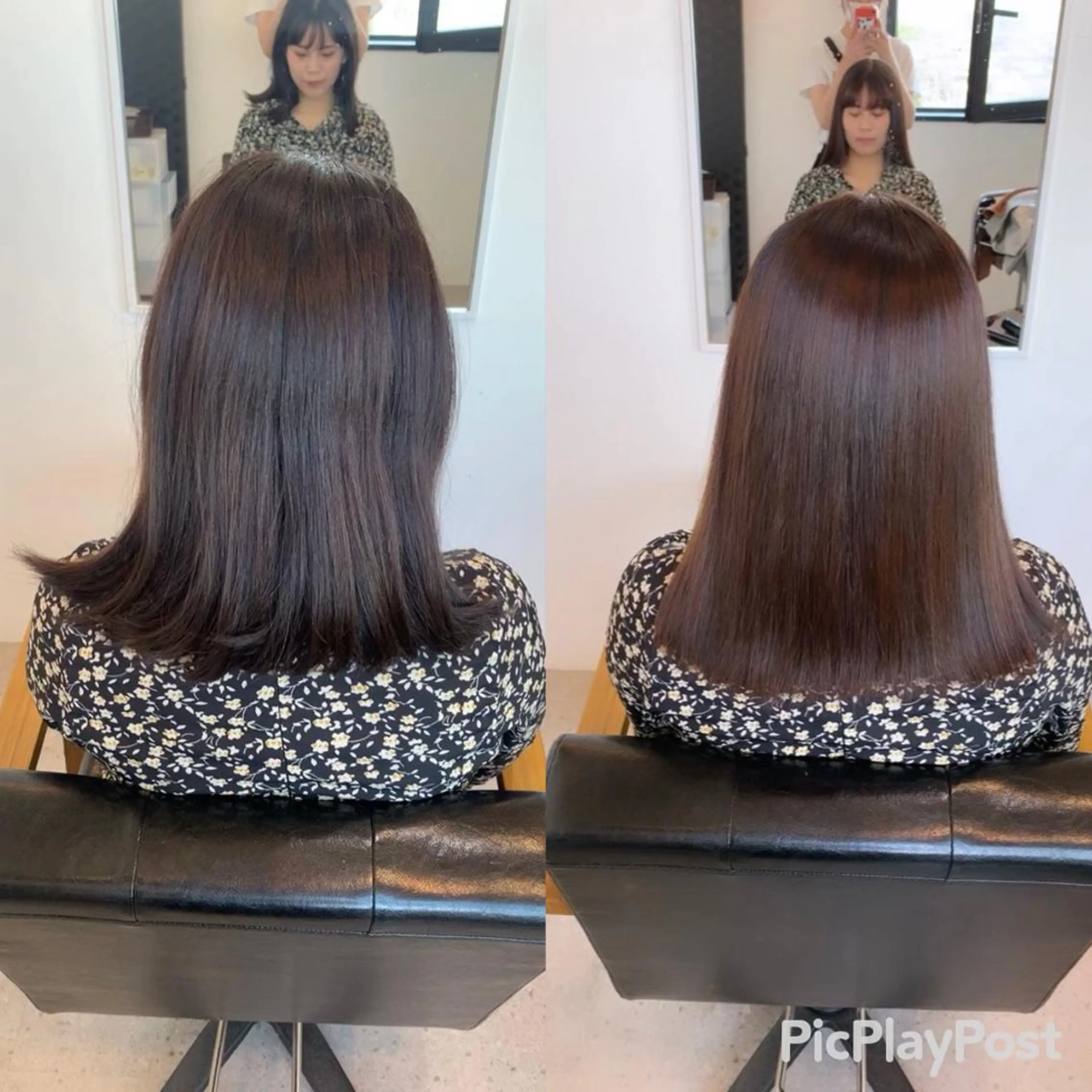 クセを伸ばしたい人にオススメ【プレミアム縮毛矯正】➕カット➕トリートメントの写真
