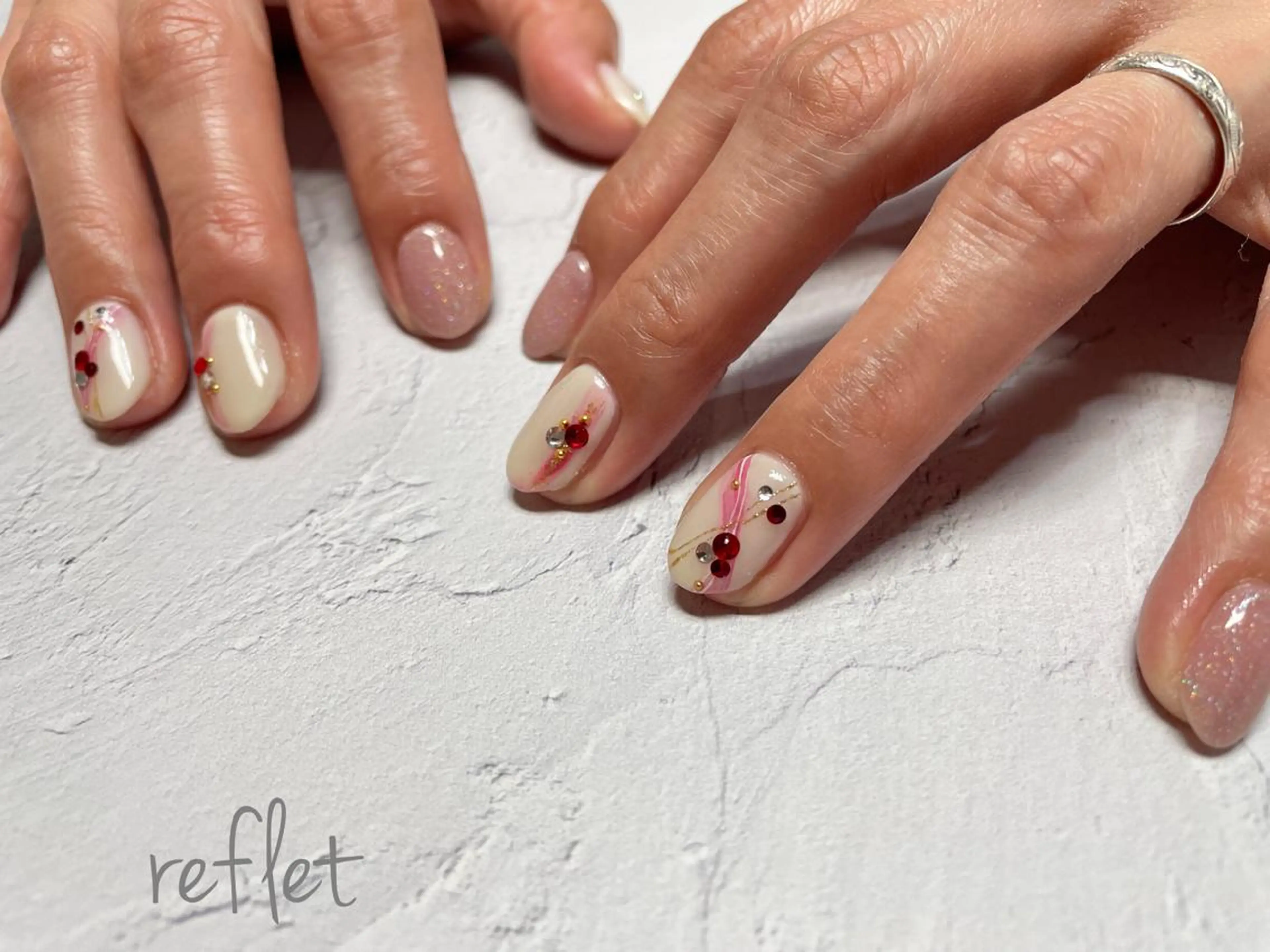 ネイル ハンドネイル reflet nailのネイルデザイン