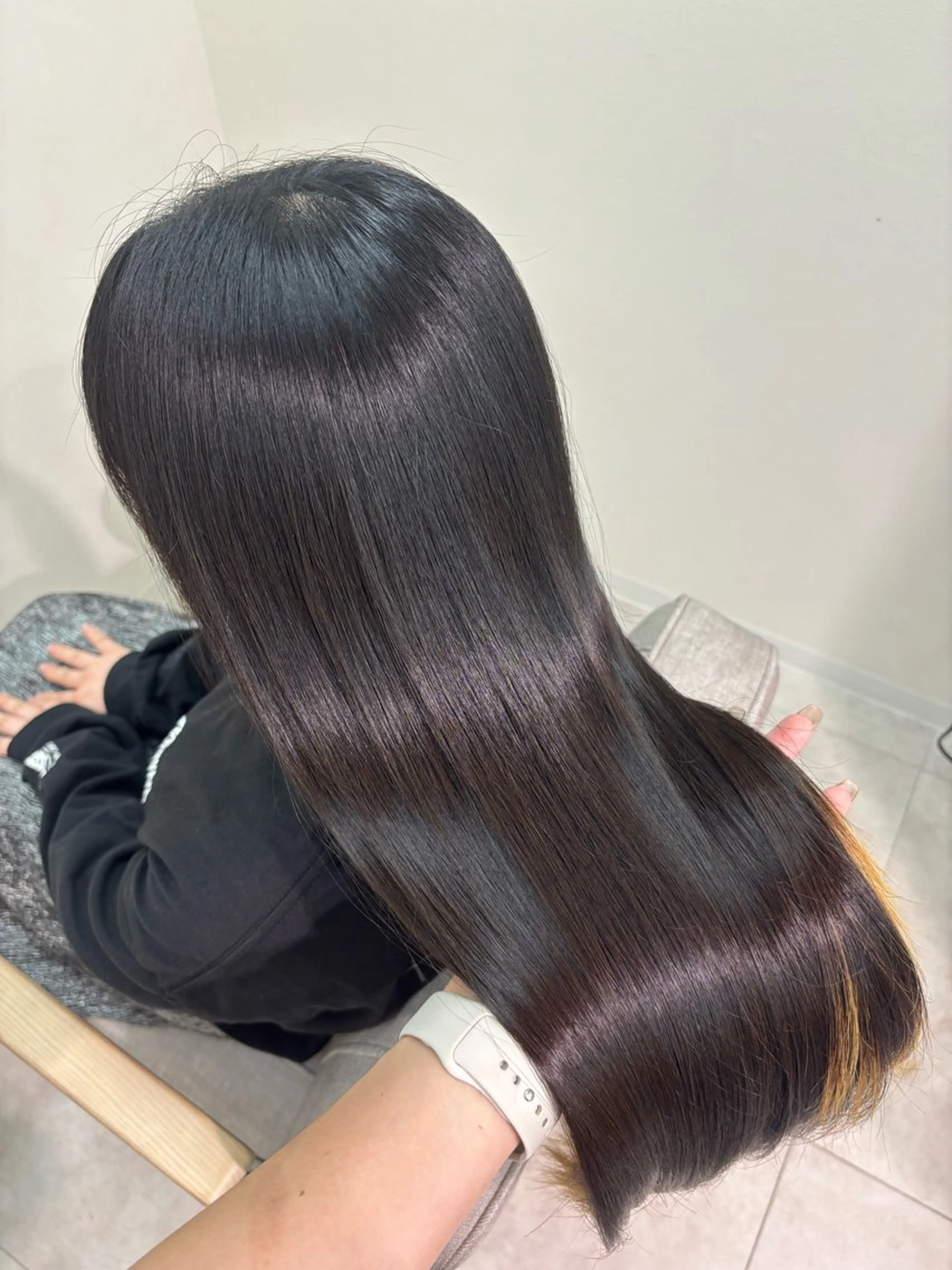 ロング カット トリートメント 広島/わかな/ヘア セット/オリーブのヘアスタイル