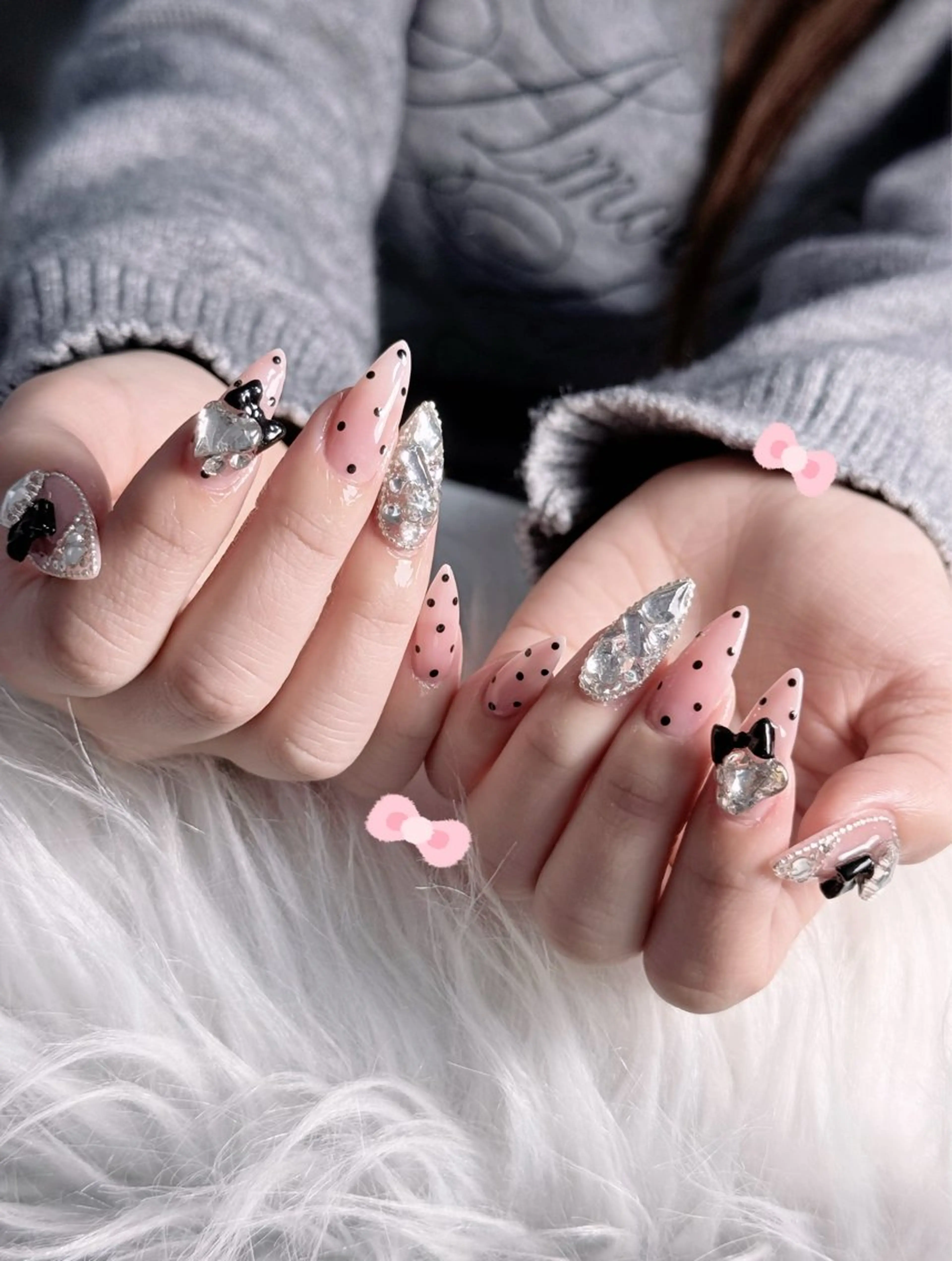 ネイル ジェルネイル グラデーション ネイルチップ ハンドネイル Kitty Nailのネイルデザイン