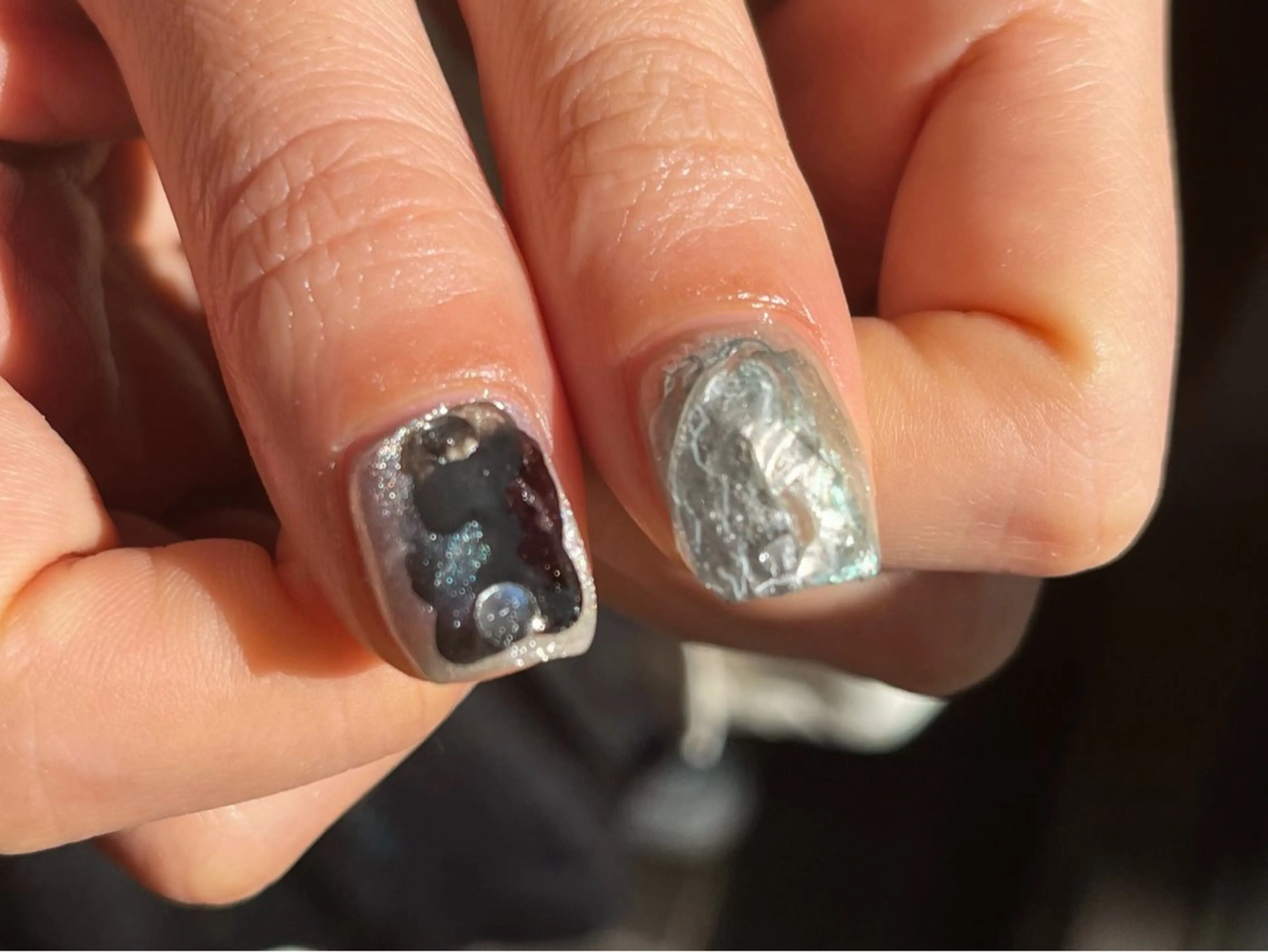 ショート ハンドネイル フットネイル @Unica_ honmachiのネイルデザイン