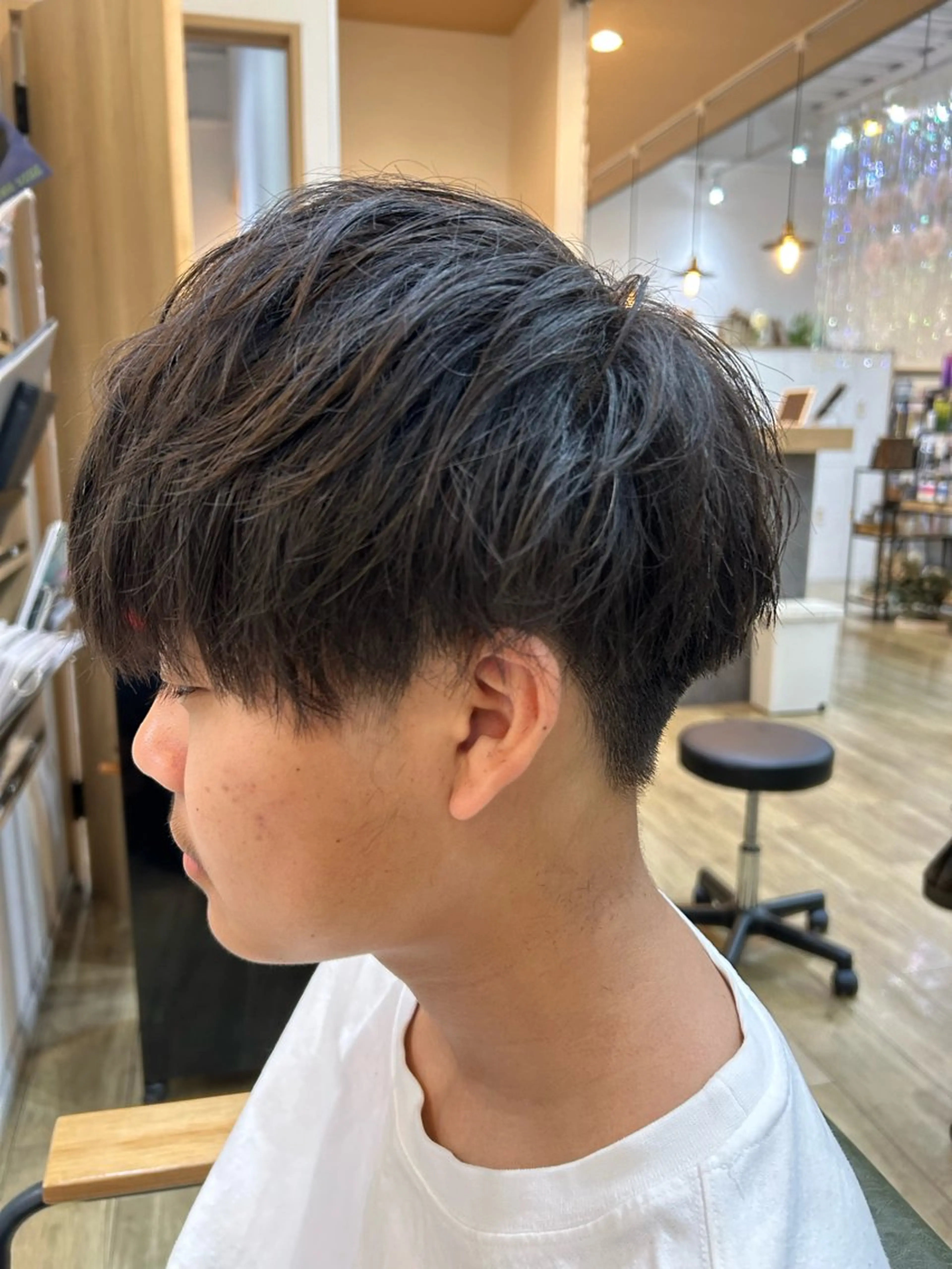 メンズ マッシュ Rim hair's BEAU group所属・泰中 玲音のヘアスタイル