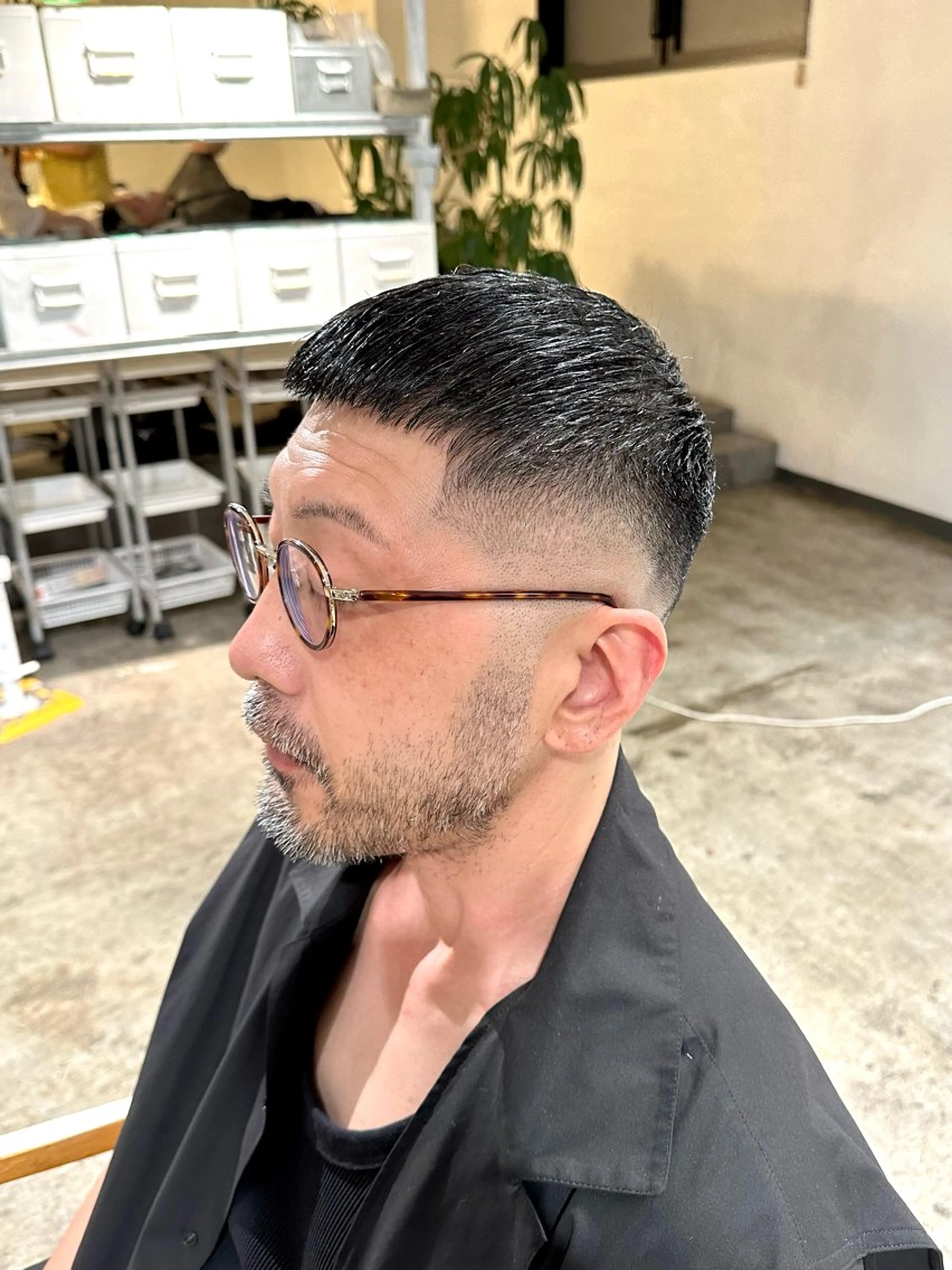 メンズ フェードカット メンズパーマ スキンフェード カット 骨格補正施術/メンズ 専門美容師/YUYAのヘアスタイル