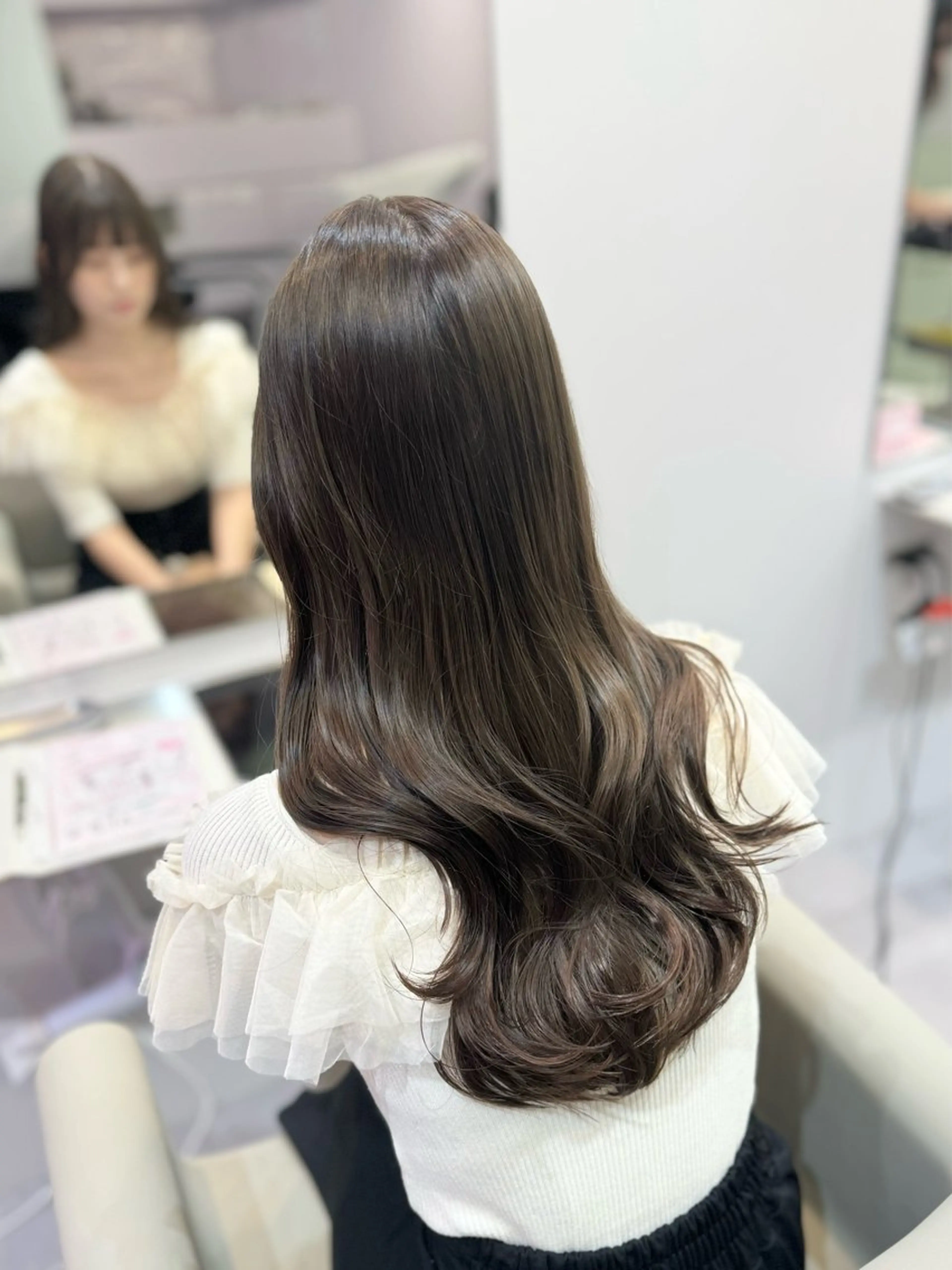 ロング ヘアカラー R 横浜【アール】所属・ハイトーン/韓国 ヘア momo˚✧₊のヘアスタイル