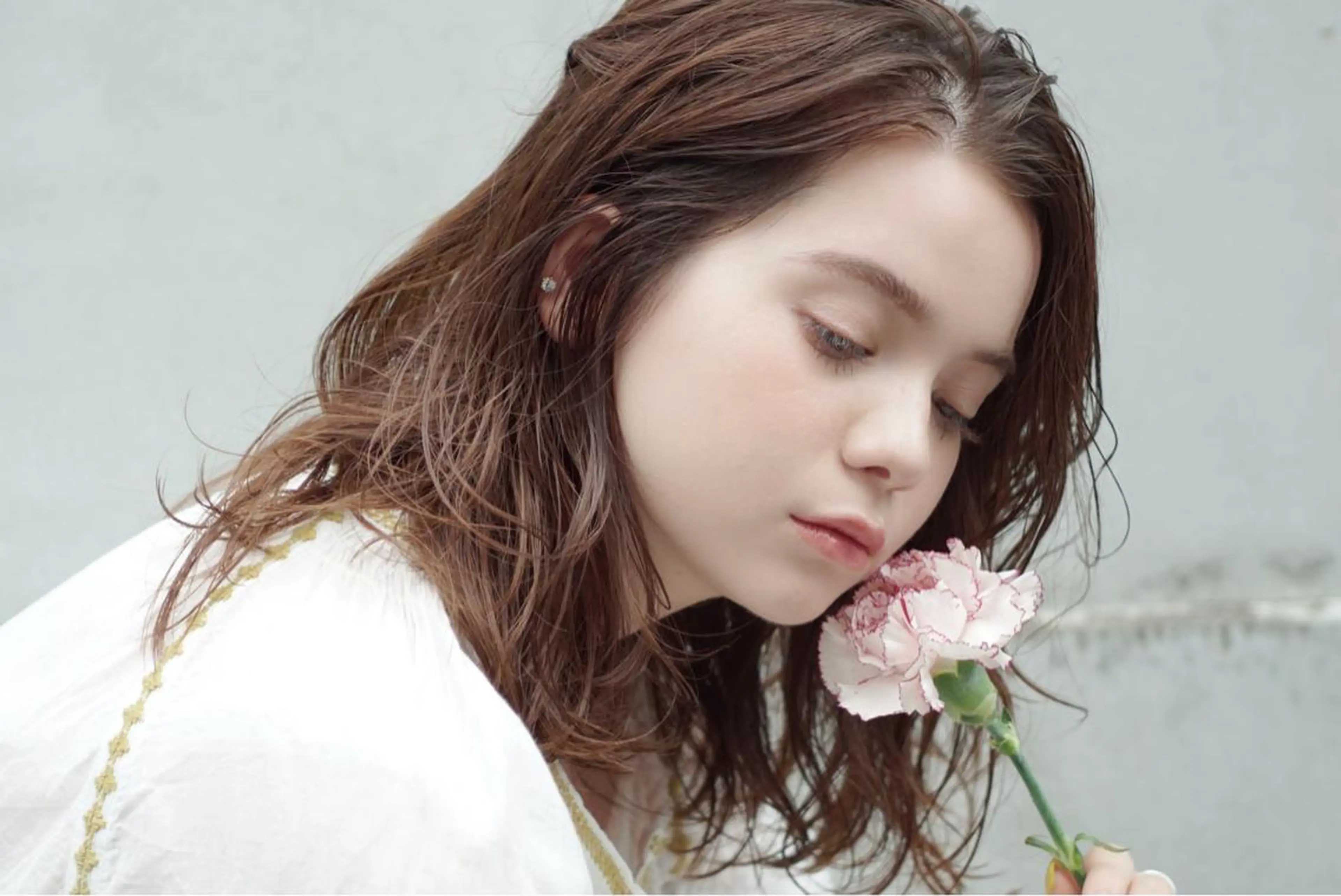 ミディアム カラー パーマ enne hair&organic所属・🌟髪質改善メテオ カラーenne🫧のヘアスタイル