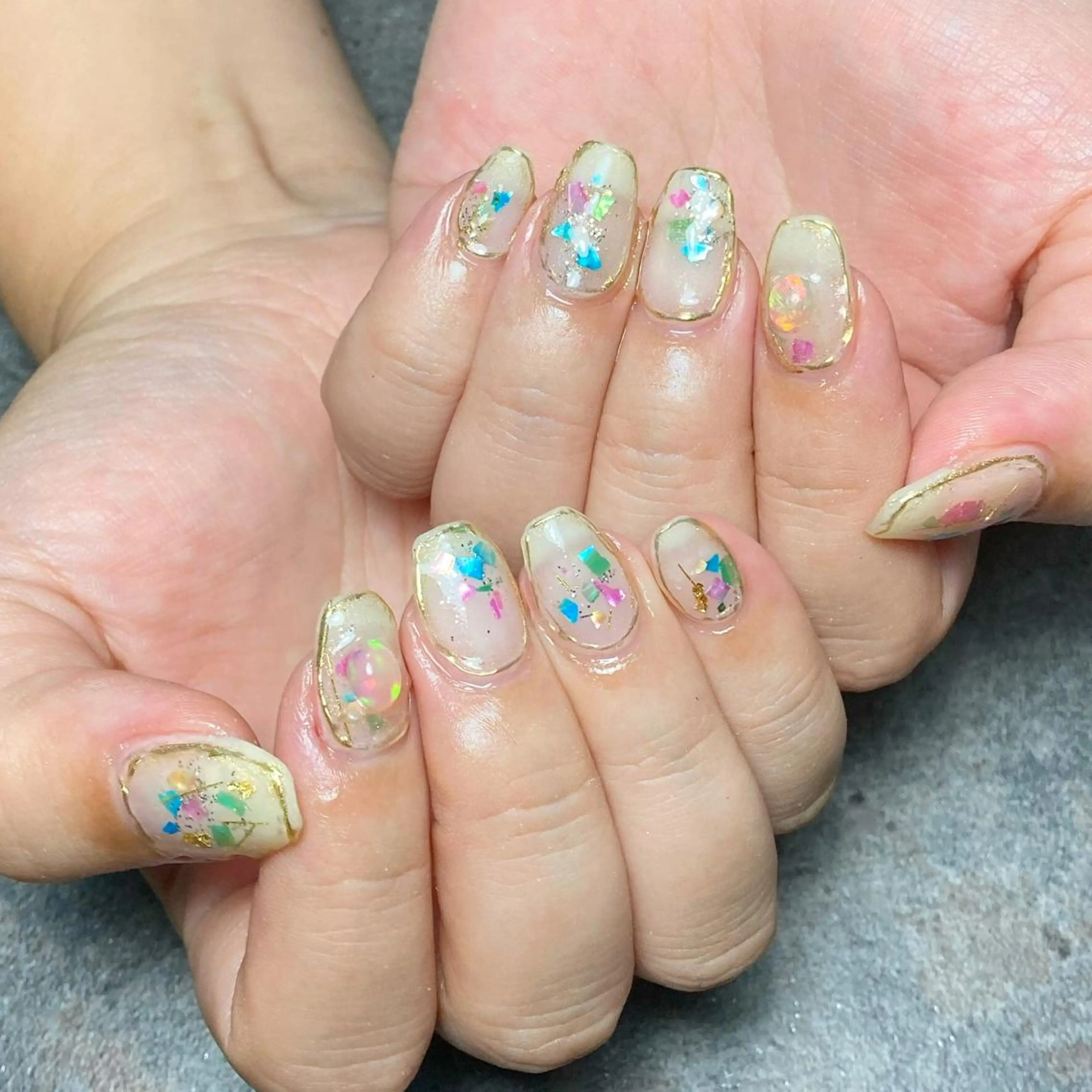 ネイル キラキラネイル ハンドネイル Nail Salon liber所属・NailSalon liberのネイルデザイン