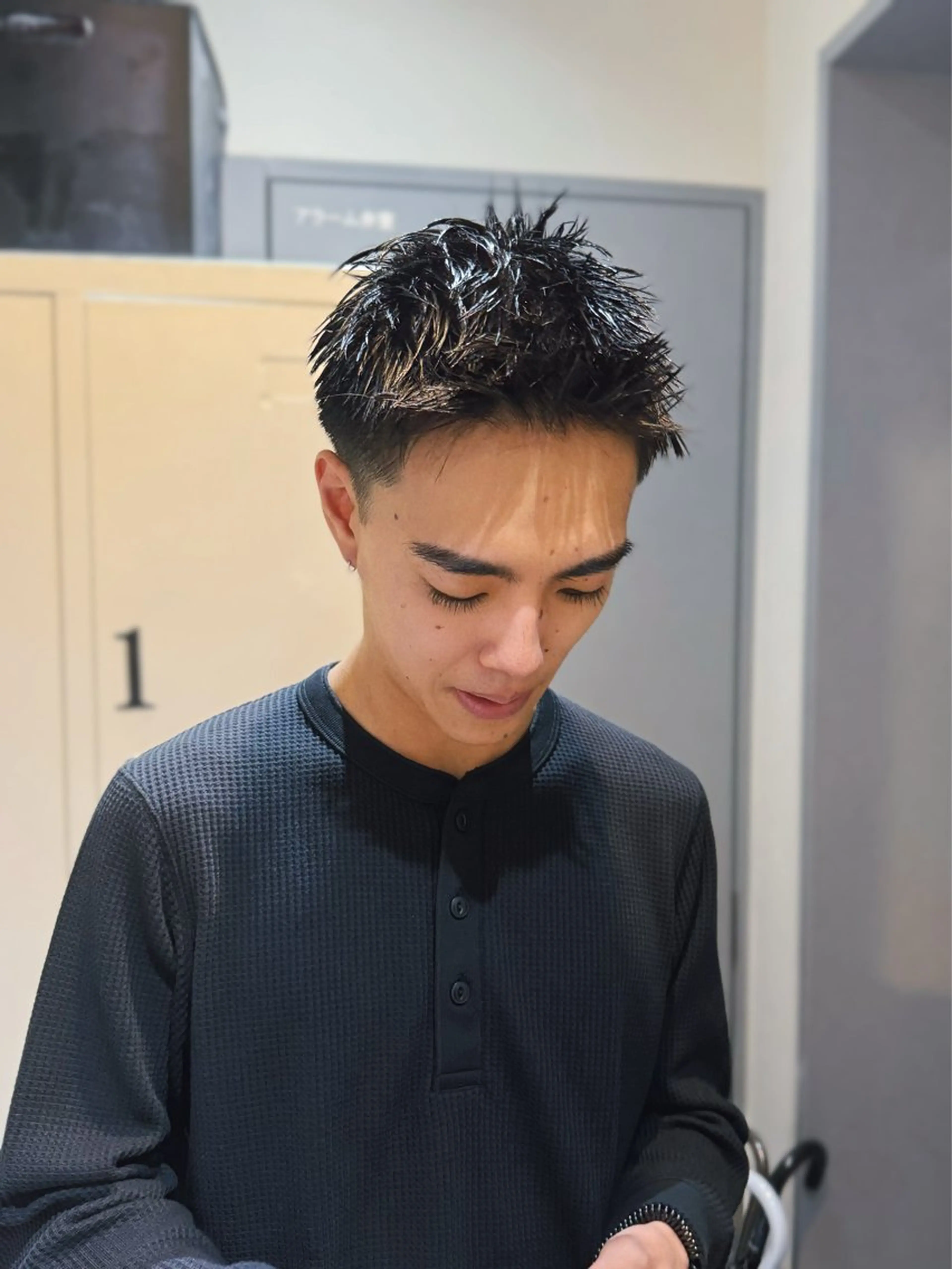 ショート カラー メンズ カット ヘアカラー ヘッドスパ 💈メンズカット💈 No.1💈坂元のヘアスタイル