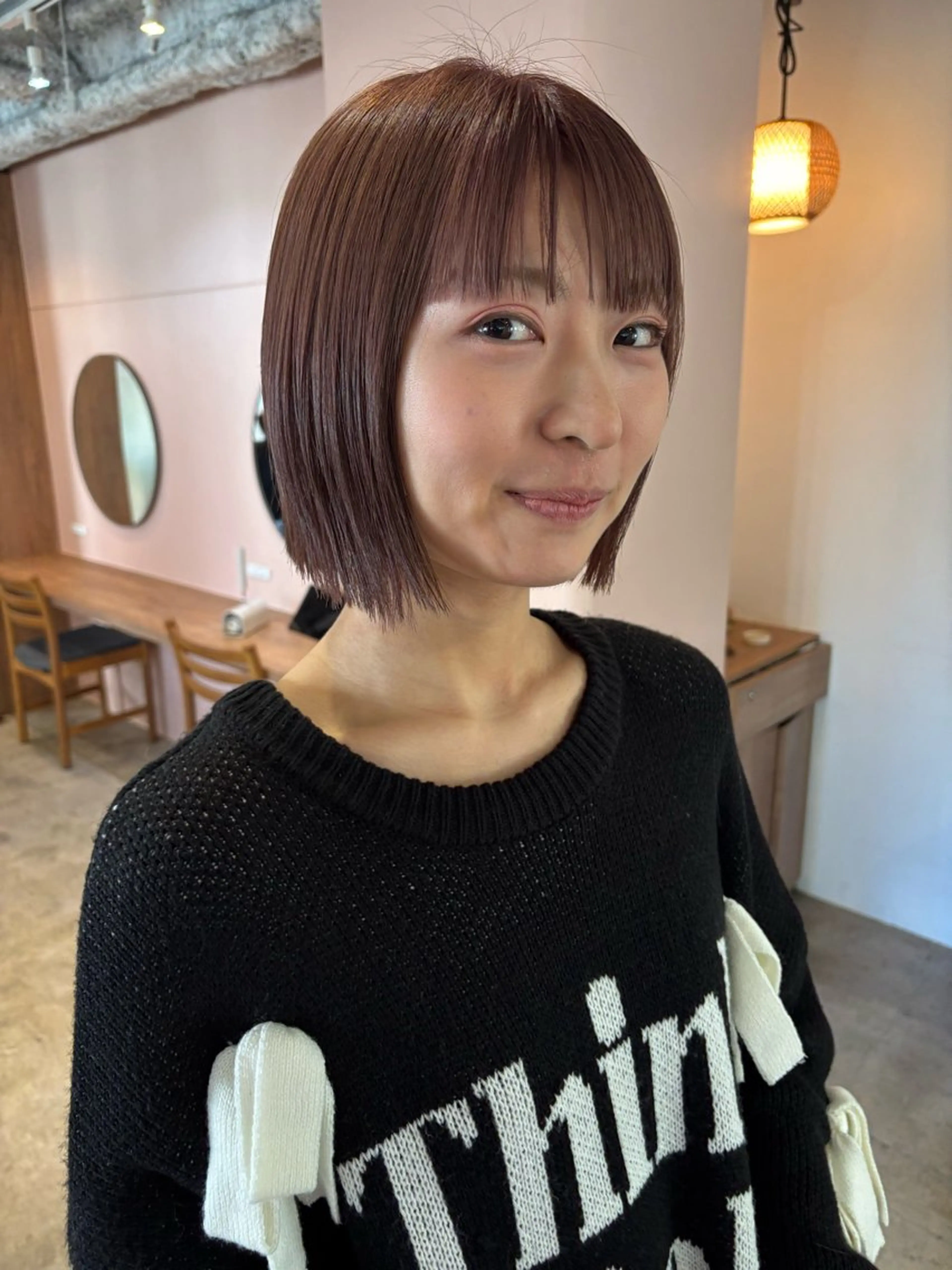 ショート カラー カット ヘアカラー トリートメント Hayashi Shioriのヘアスタイル