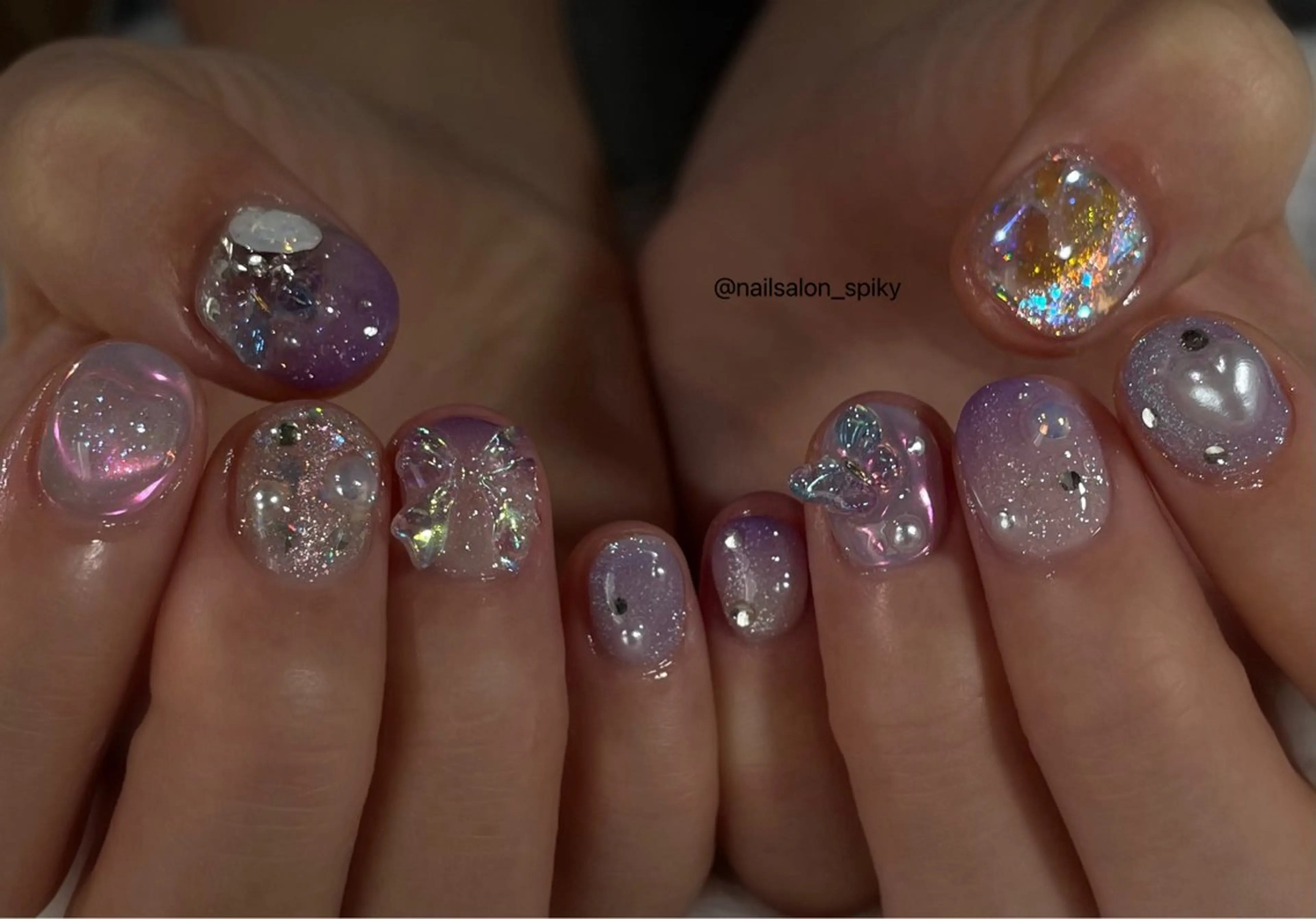 ネイル Spiky とうげ ふうかのネイルデザイン