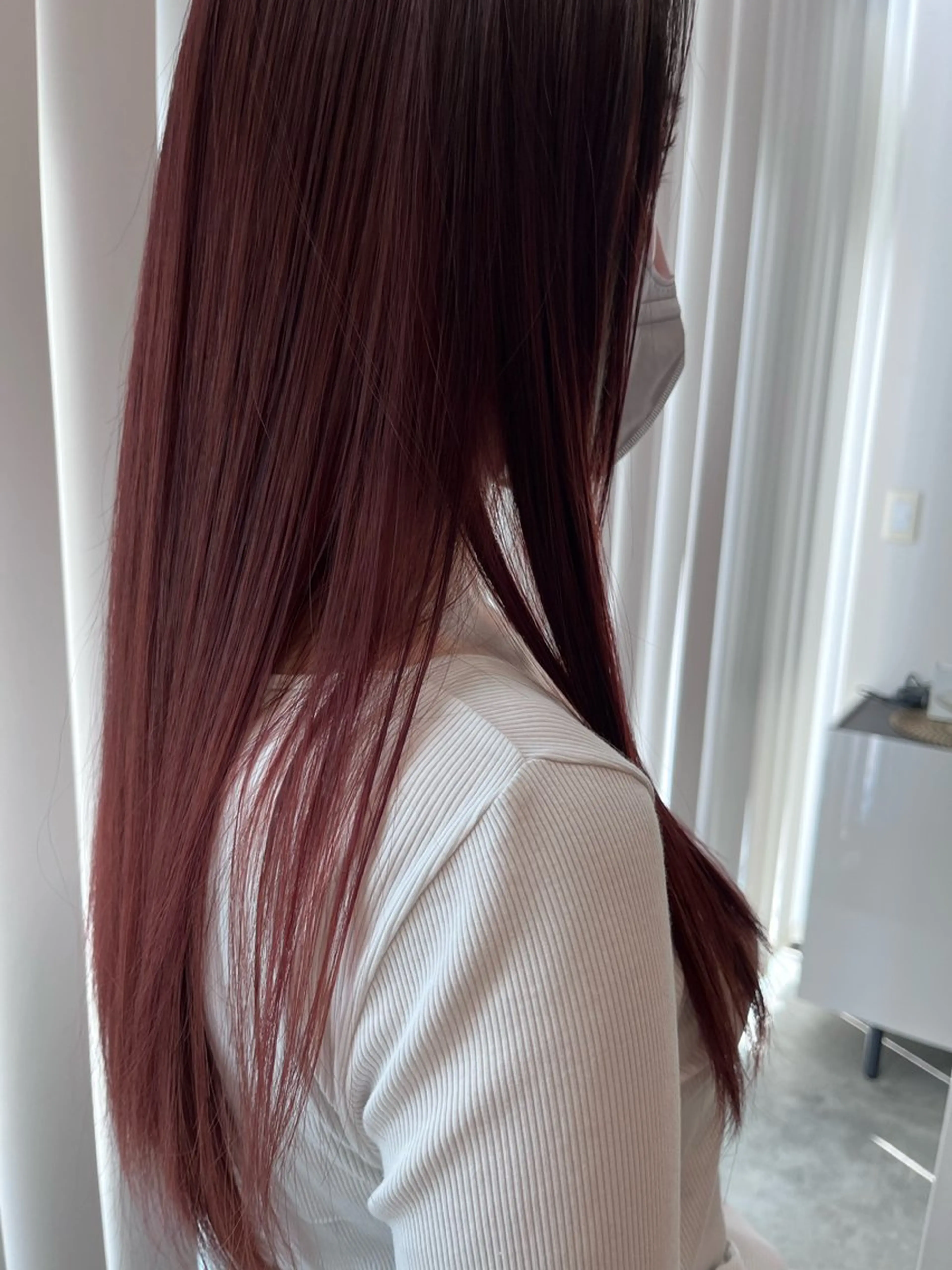 【⚖️明るめカラーにも髪質改善でうるサラ💞】ブリーチなしダブルカラー➕髪質改善トリートメントの写真