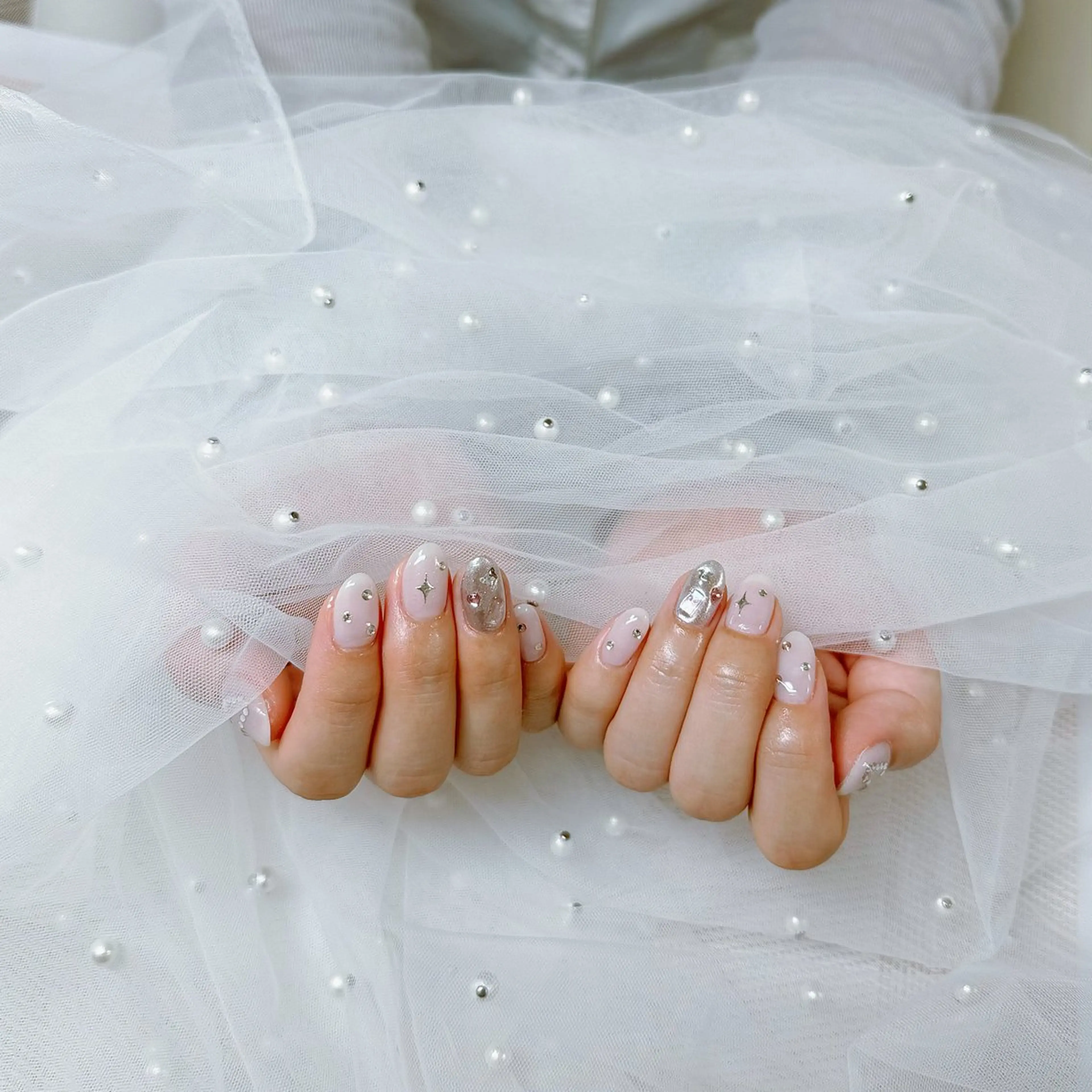 ネイル Hana NAIL所属・🩵 Rin🩵のネイルデザイン