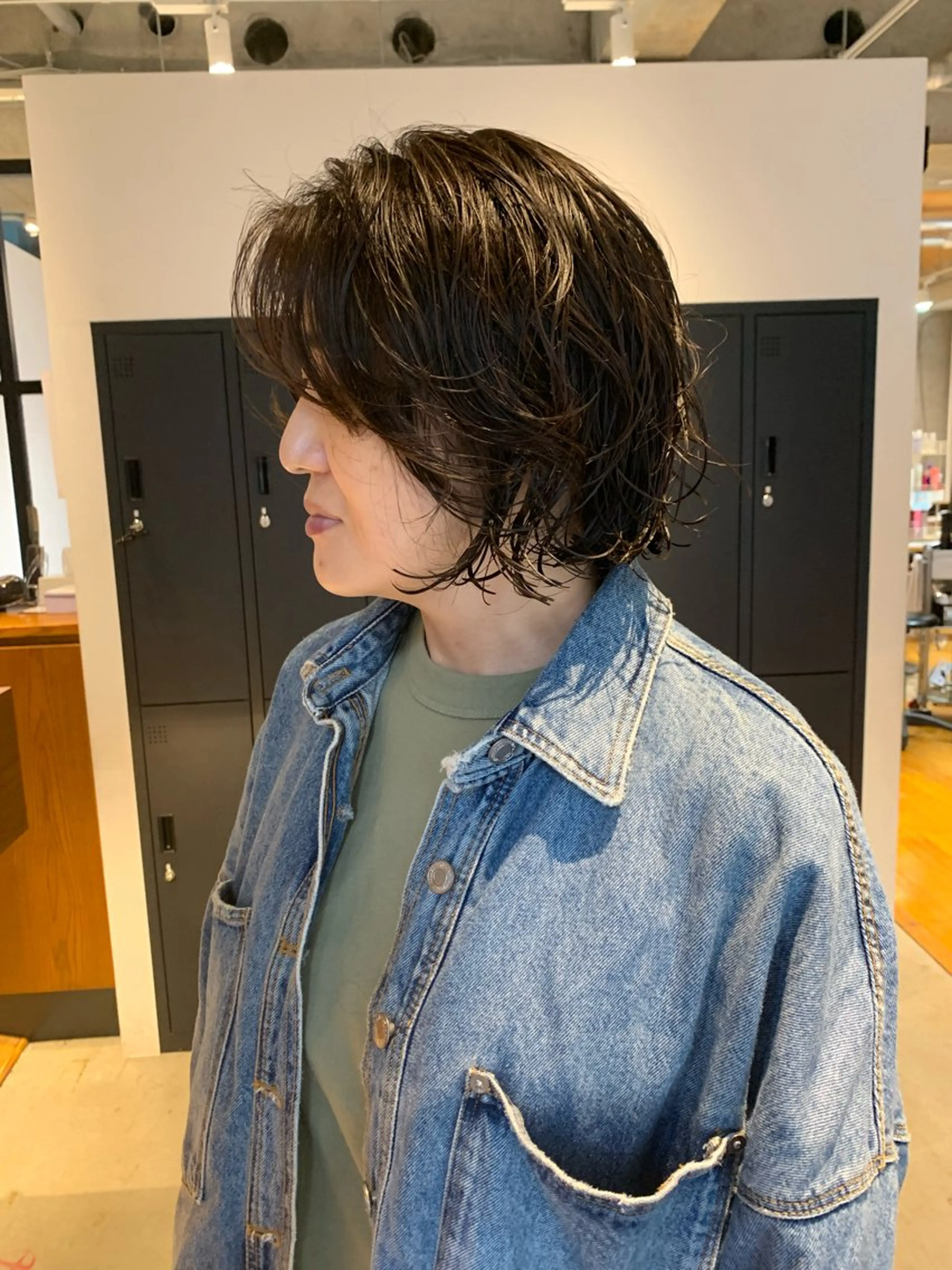 ロング パーマ ナチュラルパーマ 艶カラー/横山大樹のヘアスタイル