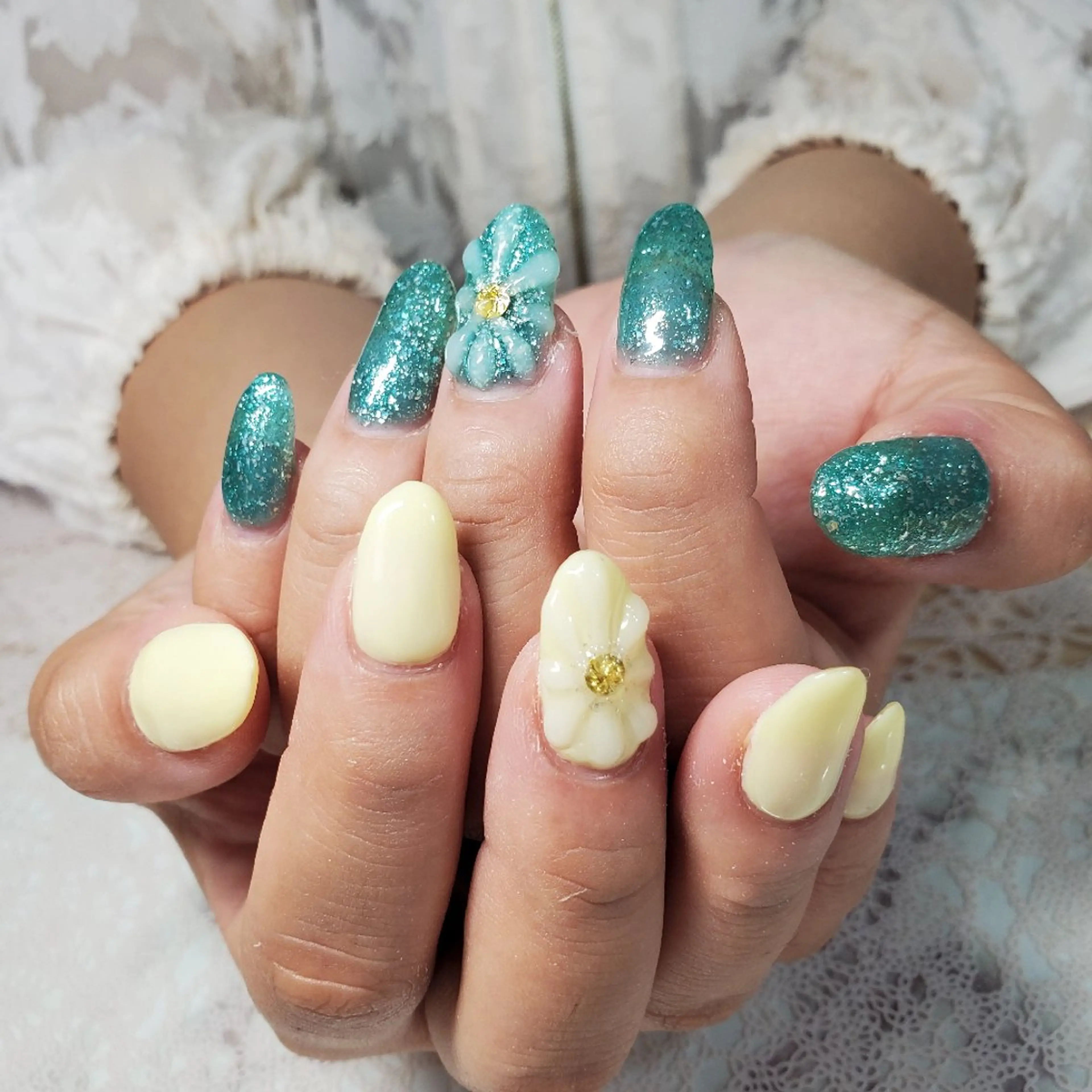 ネイル ぷっくりネイル ハンドネイル ネイルサロンベルティ .ひとみのネイルデザイン