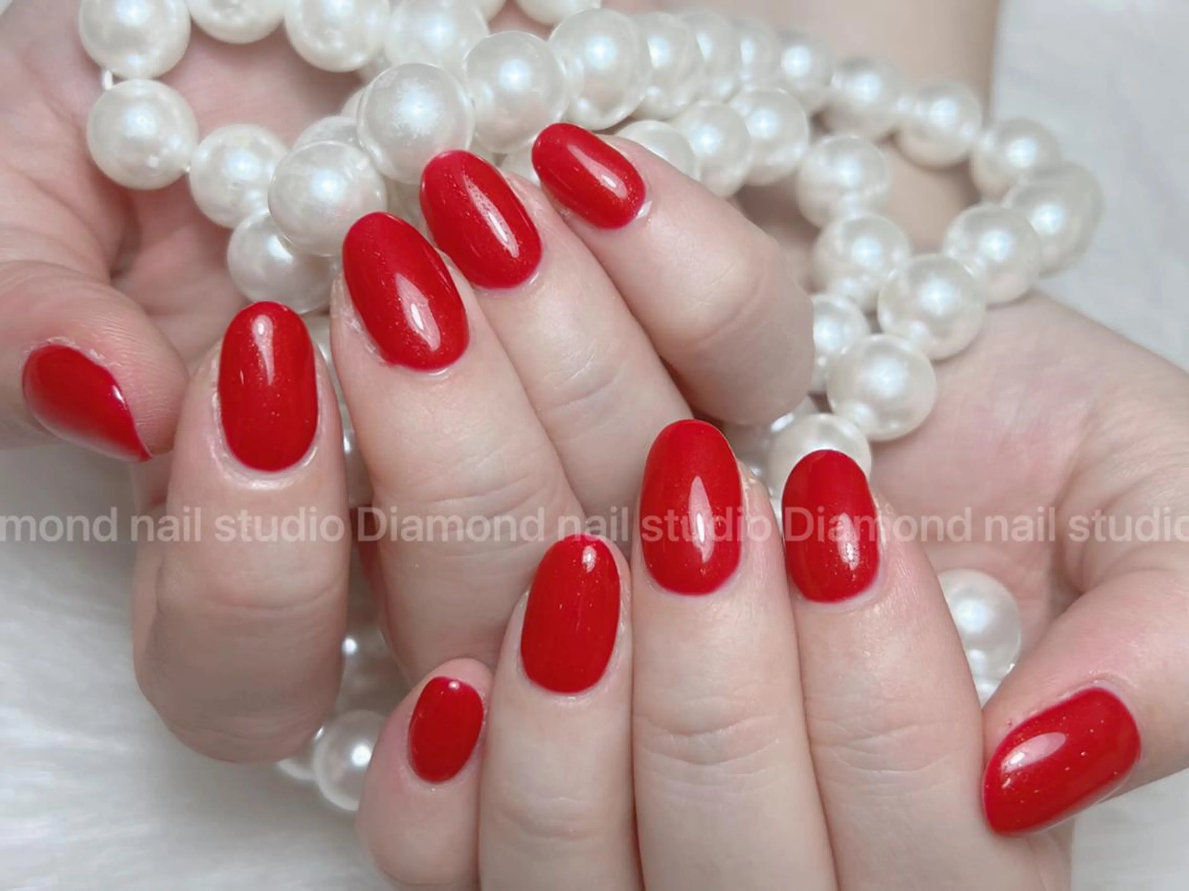 ネイル ワンカラーネイル DIAMOND Nail🍒のネイルデザイン