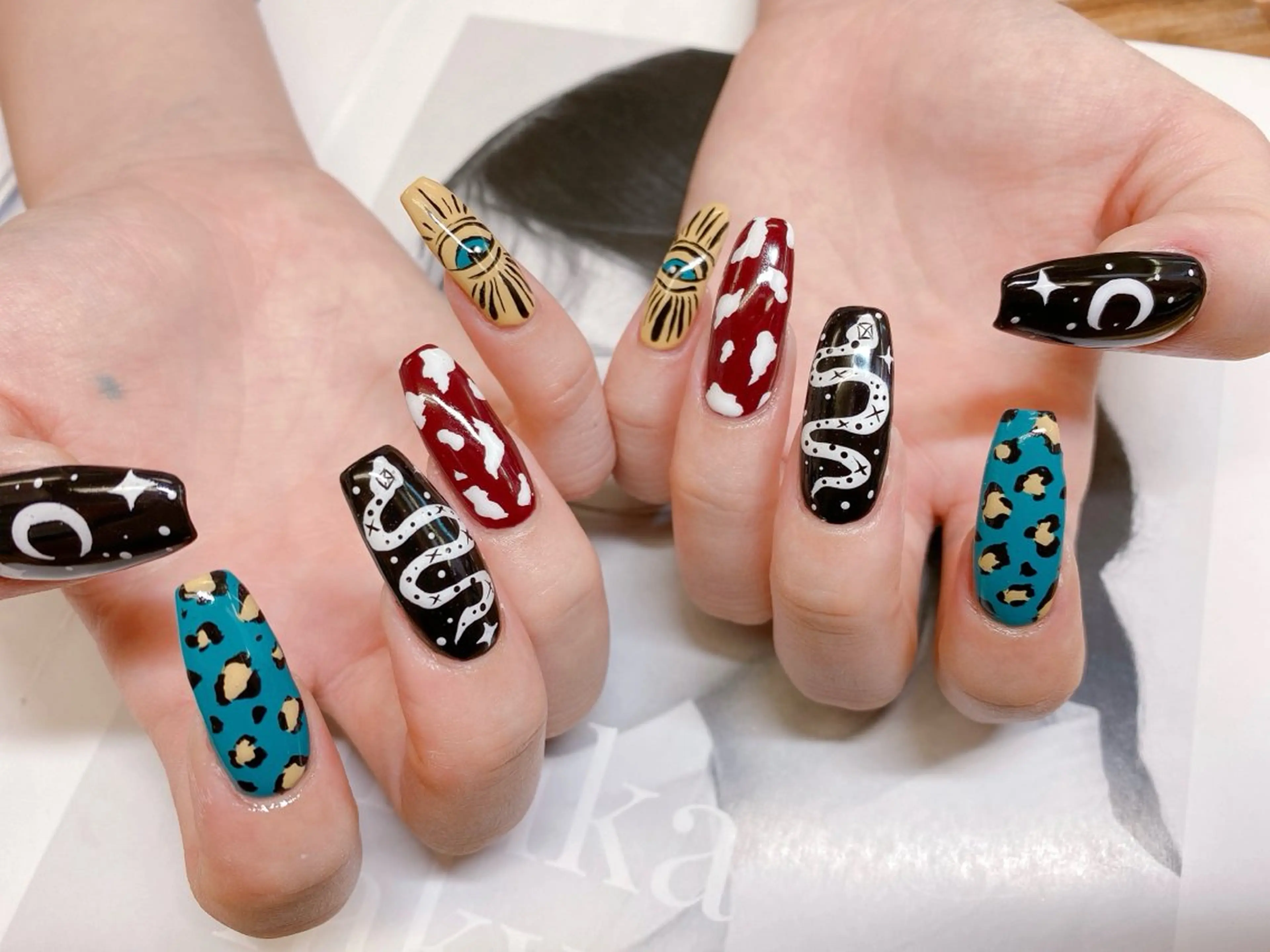 ネイル ハンドネイル Nail Atelier IamI所属・アイアムアイ 大村磨衣のネイルデザイン