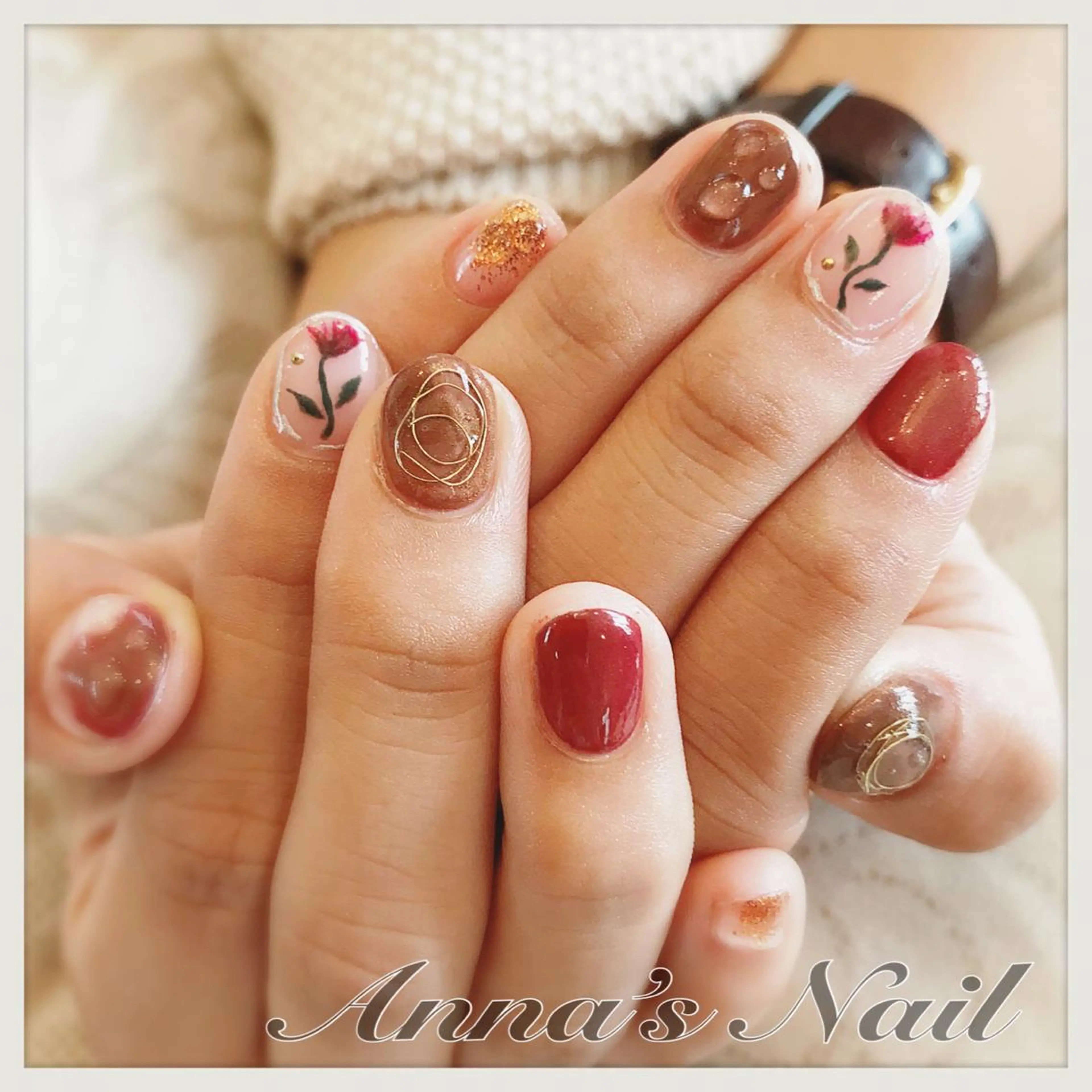 ネイル アートネイル Anna’s Nail所属・清口 杏奈のネイルデザイン
