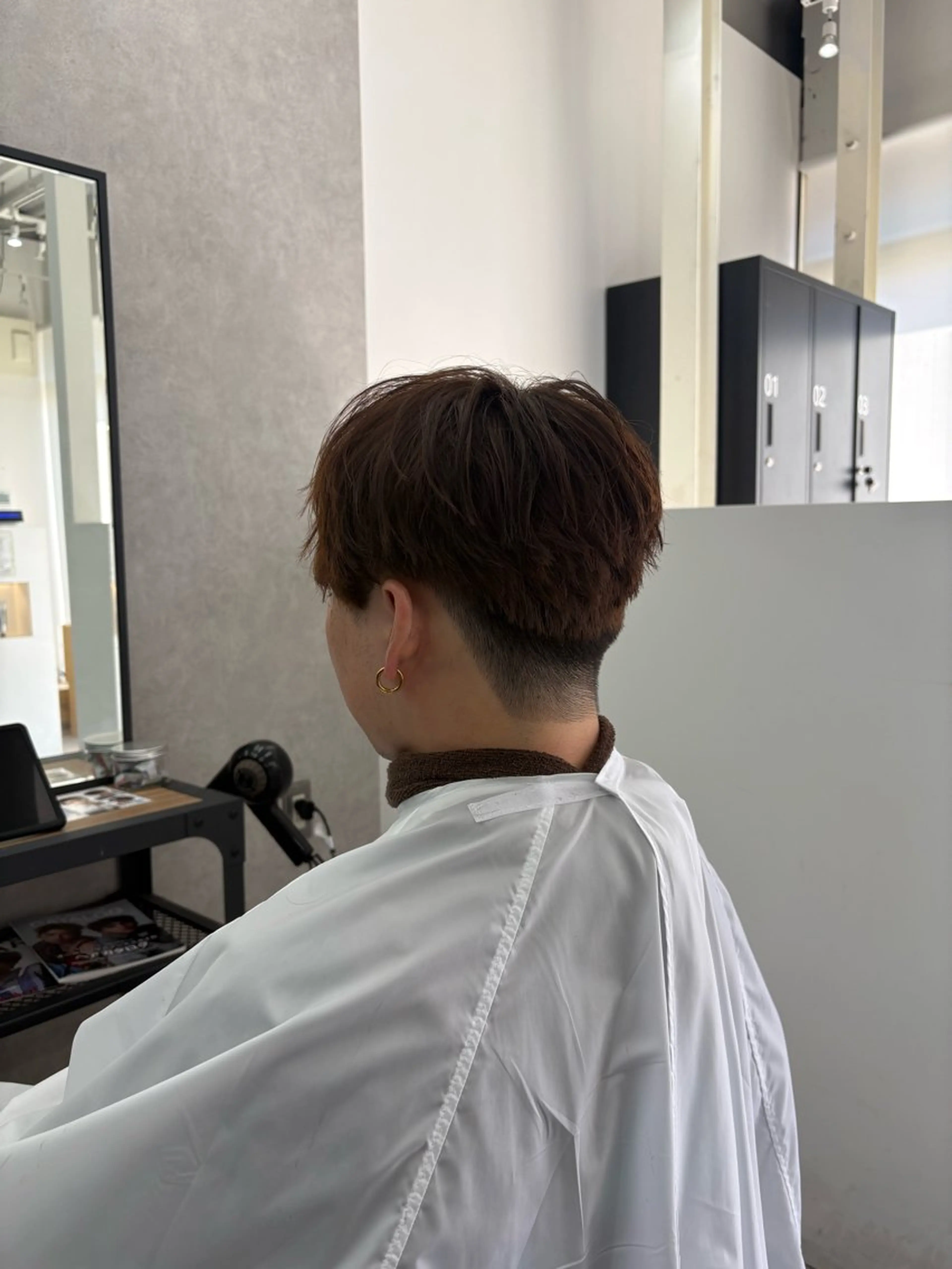 メンズ マッシュ 刈り上げ 武井 蓮汰のヘアスタイル