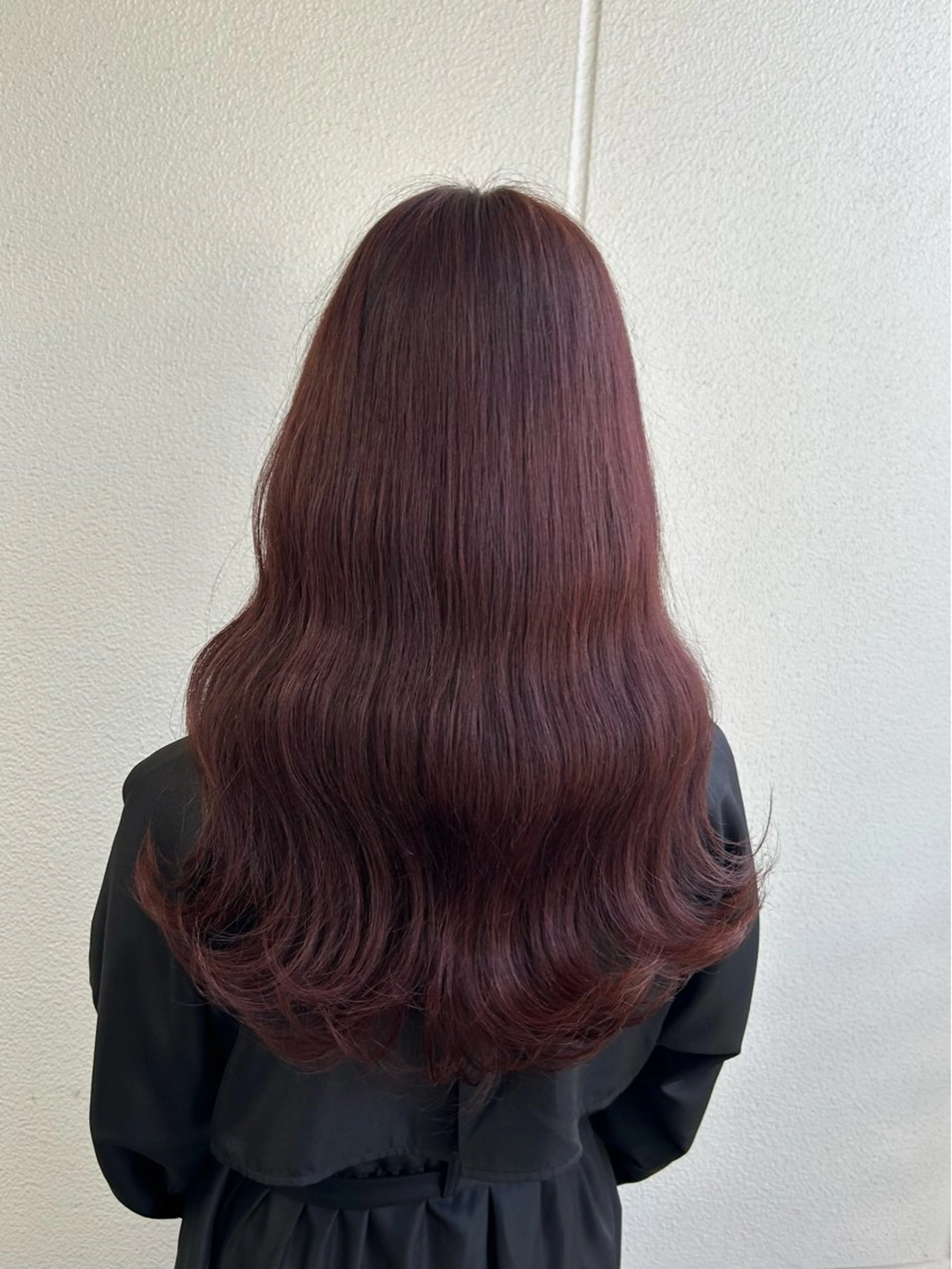 ロング カラー ヘアアレンジ ブラウンカラー カシス 《暖色/韓国hair 》🇰🇷桑原ユキネのヘアスタイル