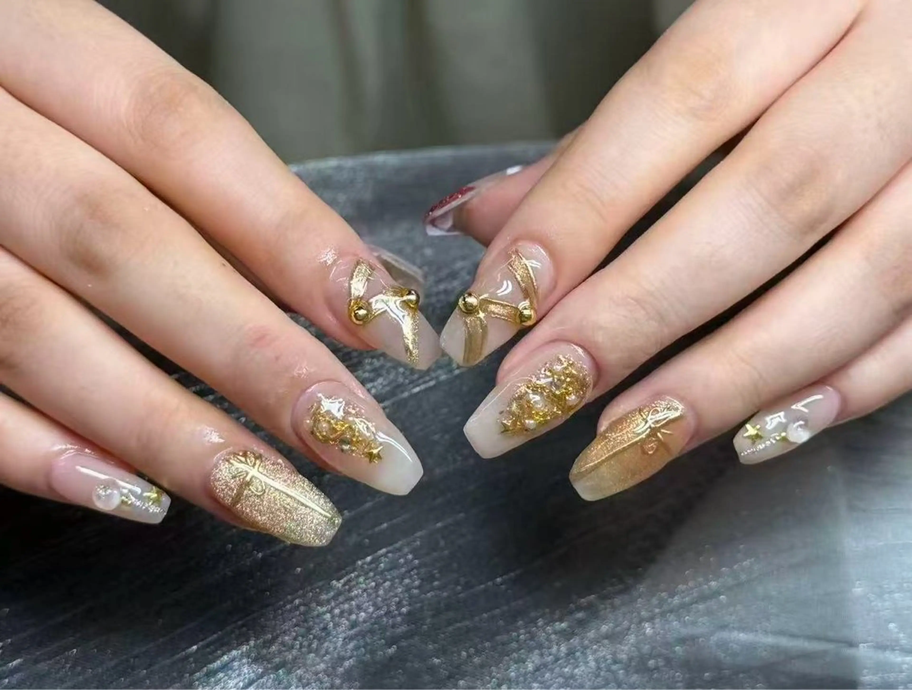 ネイル ハンドネイル Ui_Amor (パラジェル)のネイルデザイン