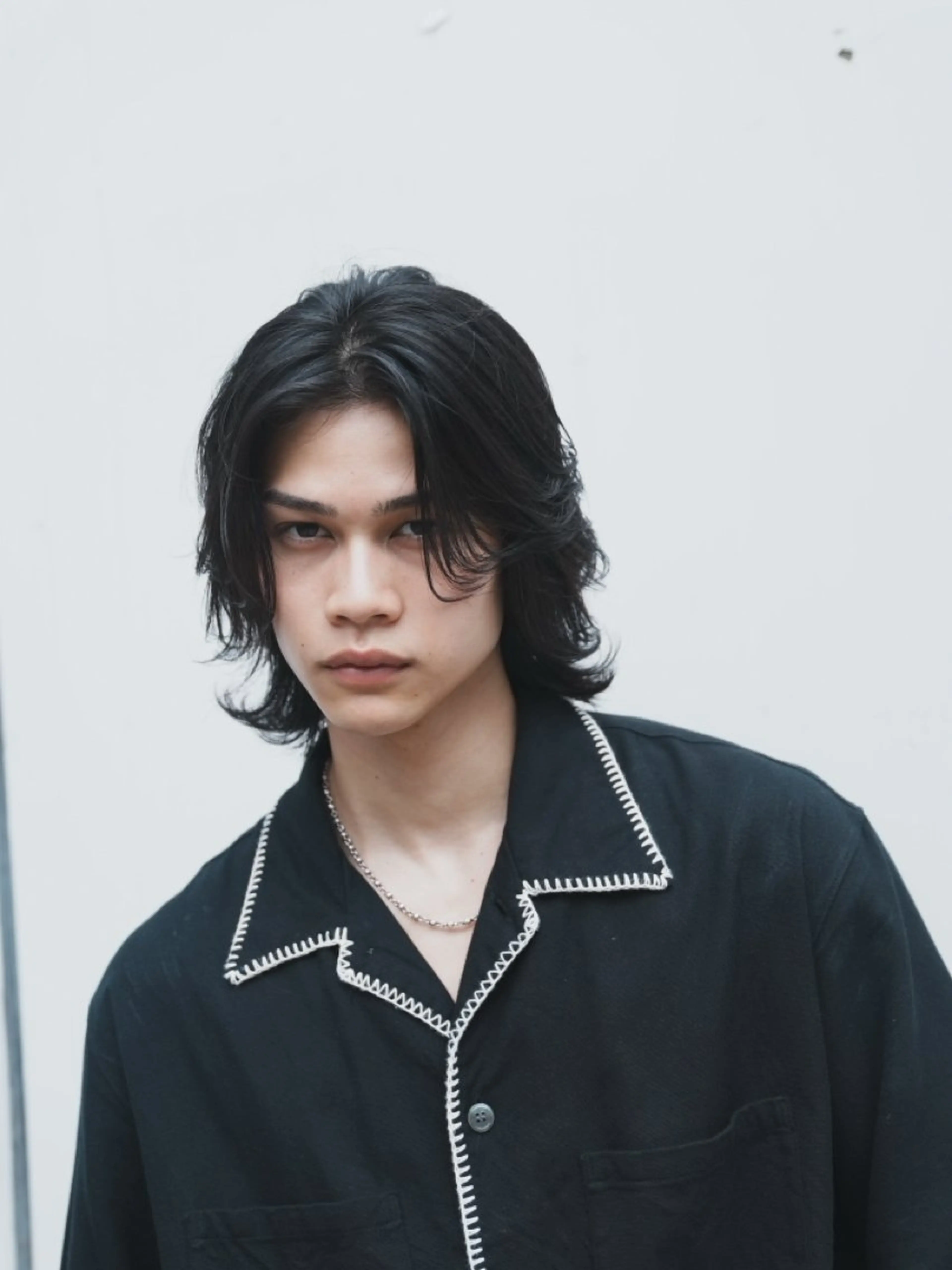 メンズカット＋毛流れパーマの写真