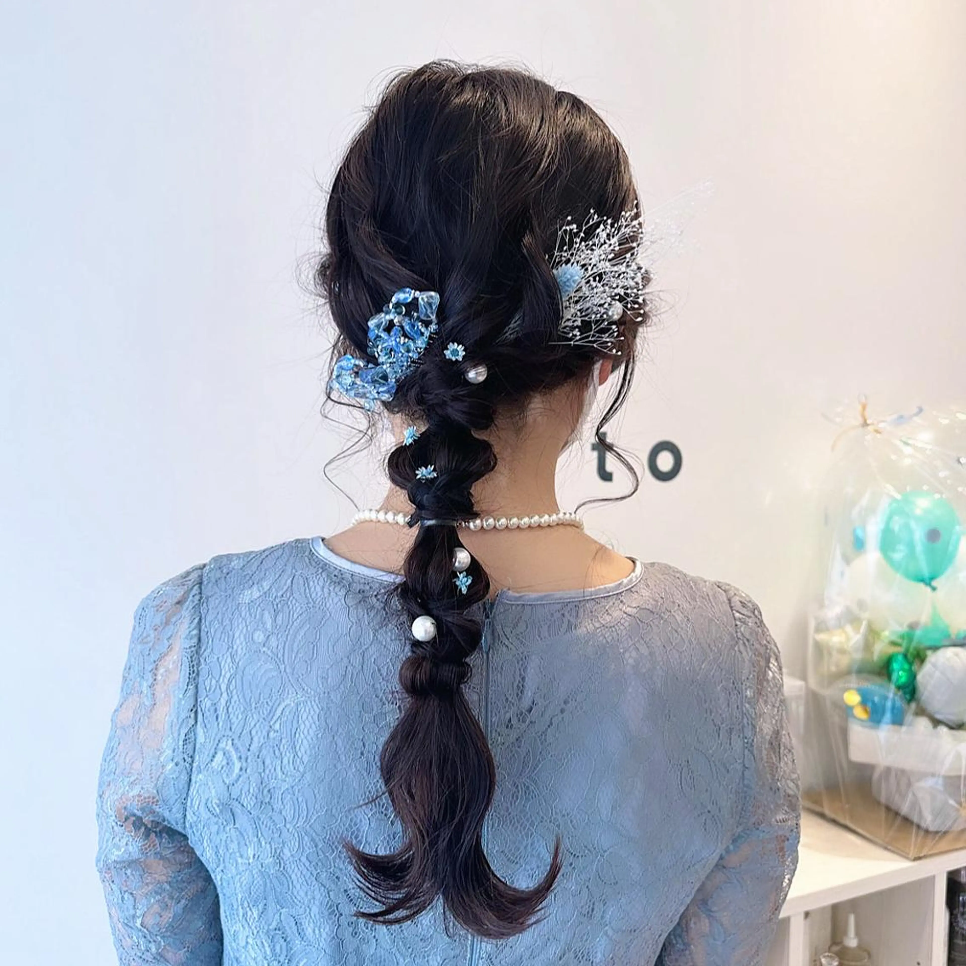 セミロング ヘアアレンジ octo所属・梅澤 杏菜のヘアスタイル