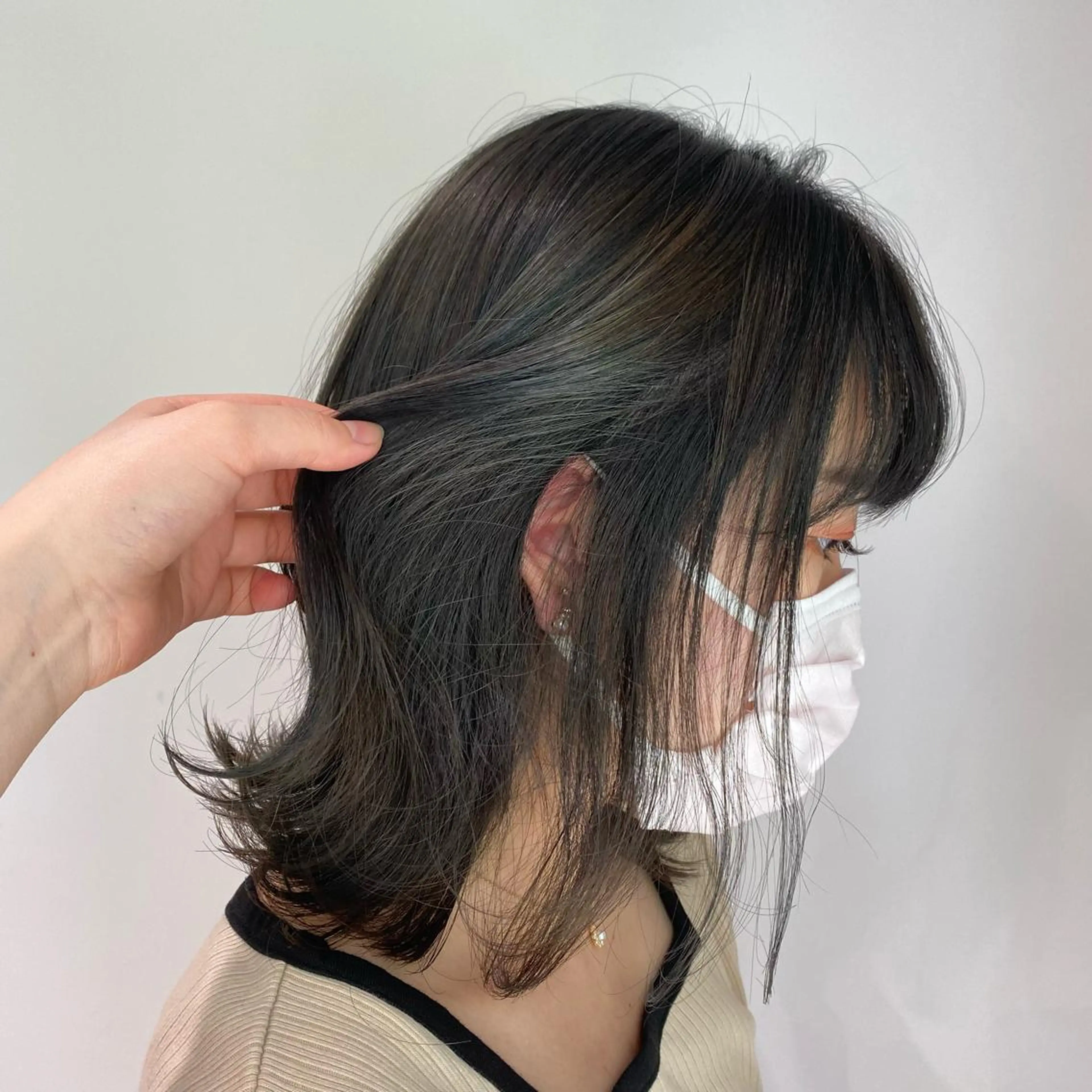 ミディアム GO TODAY SHAiRE SALON 原宿Stella店所属・𓍯柔らかhair 𓍯 yukinoのヘアスタイル