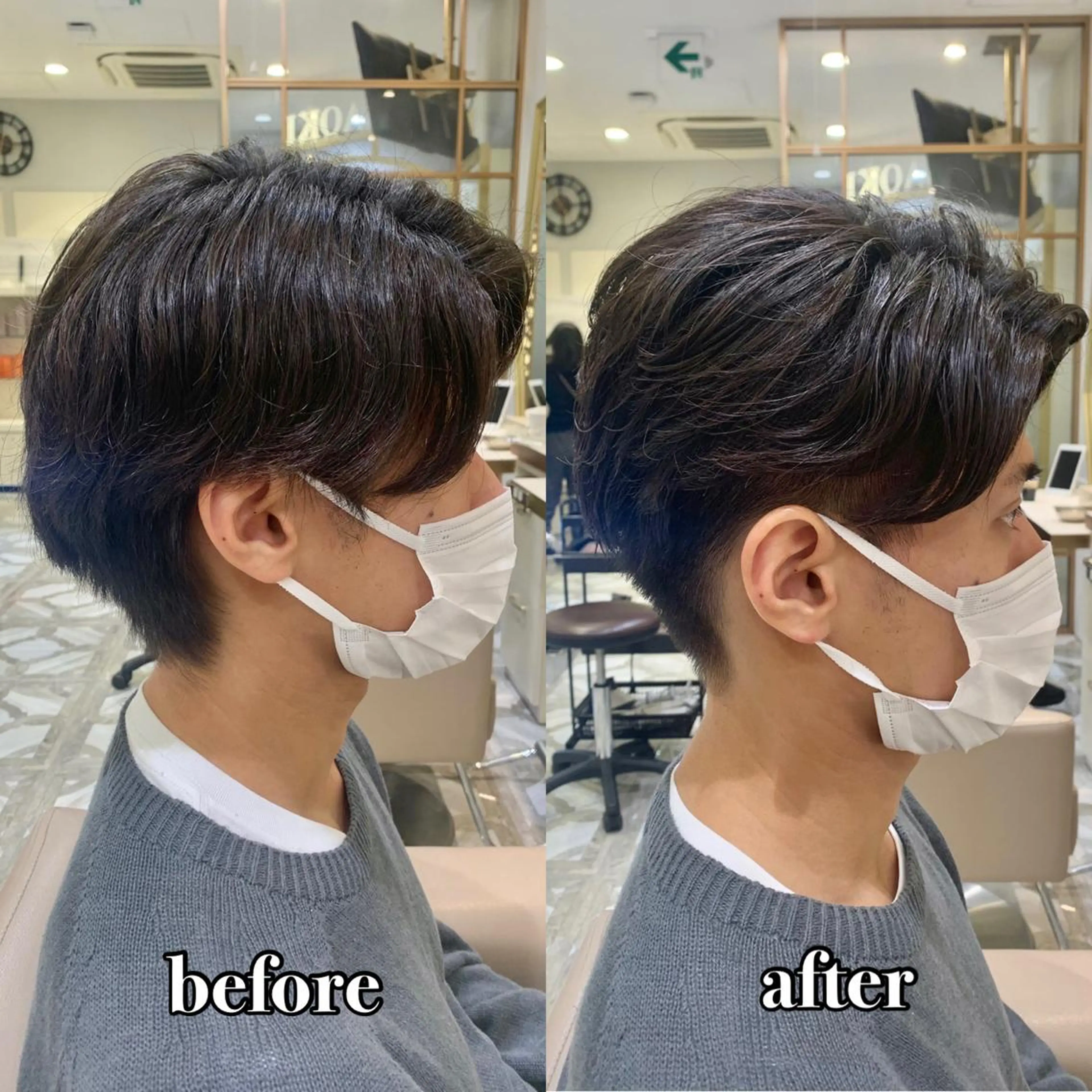 ショート カラー パーマ ヘアアレンジ メンズ キッズ ネイル マツエク・マツパ アイブロウ 《褒められる》 透明感カラー/小嶋のヘアスタイル