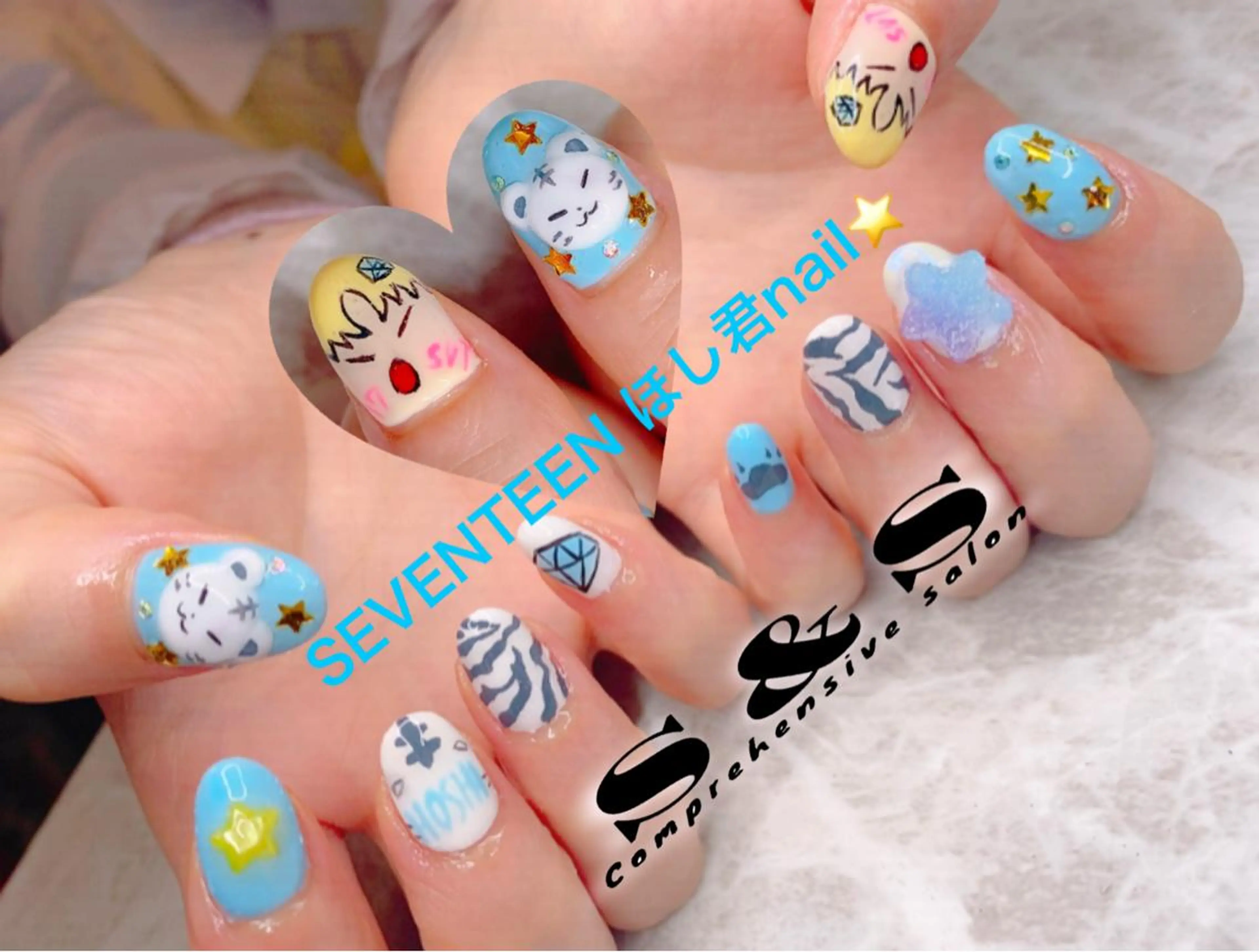 ネイル 長さ出し メンズネイル 持ち込み スカルプネイル S&S 村田小百合のネイルデザイン