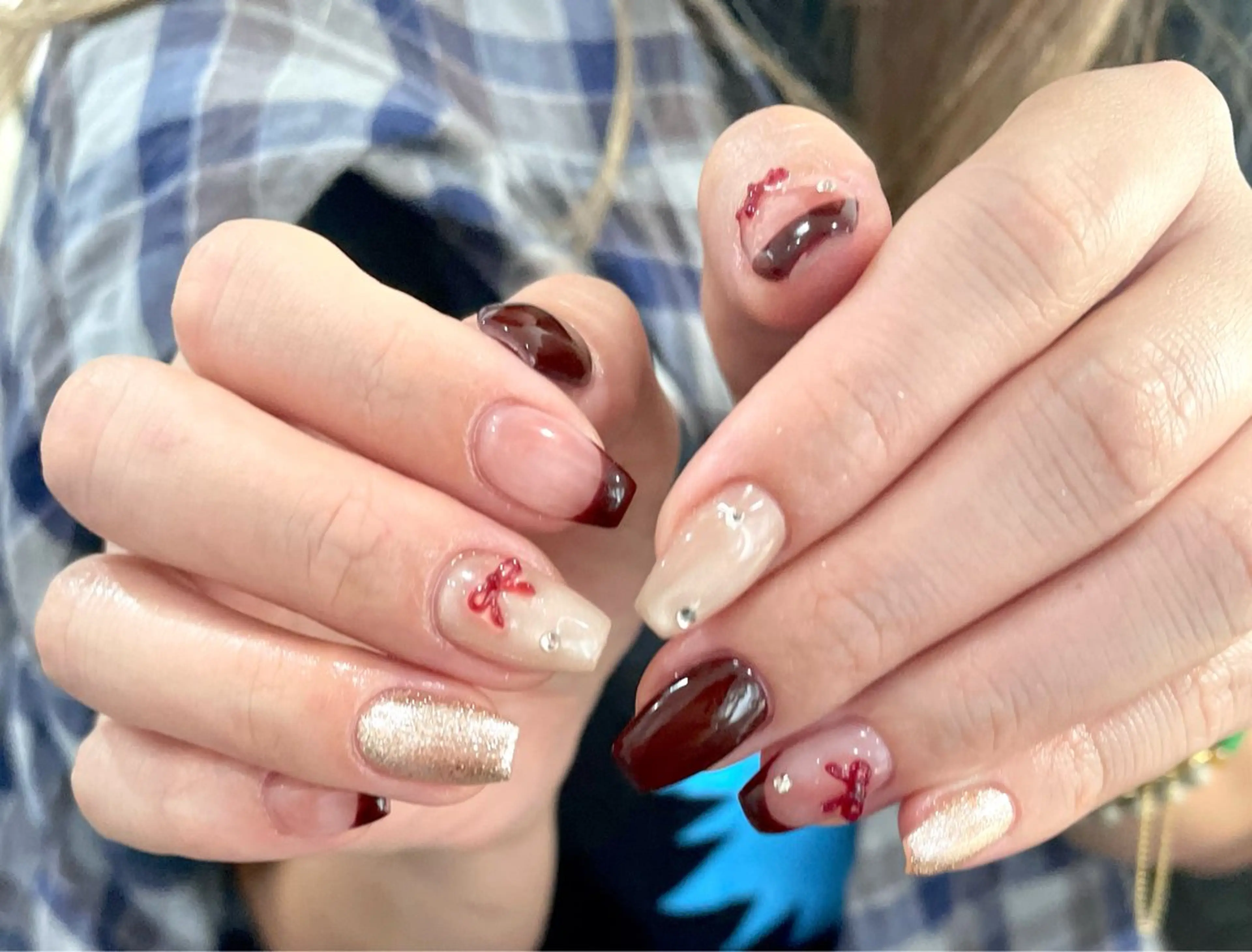 ネイル ゆず秋葉原 Vickyのネイルデザイン